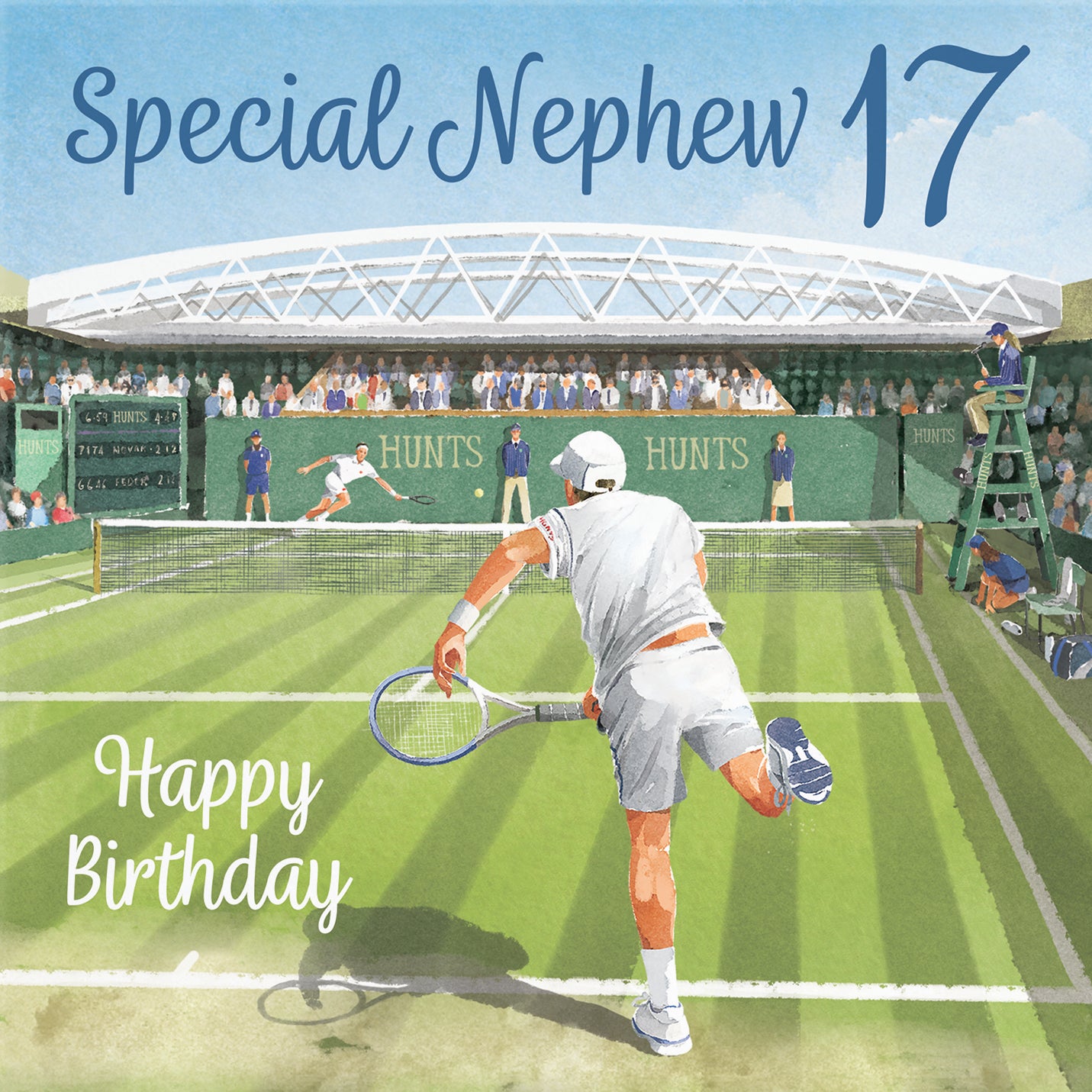 17th Nephew Tennis Birthday Card Milo's Gallery