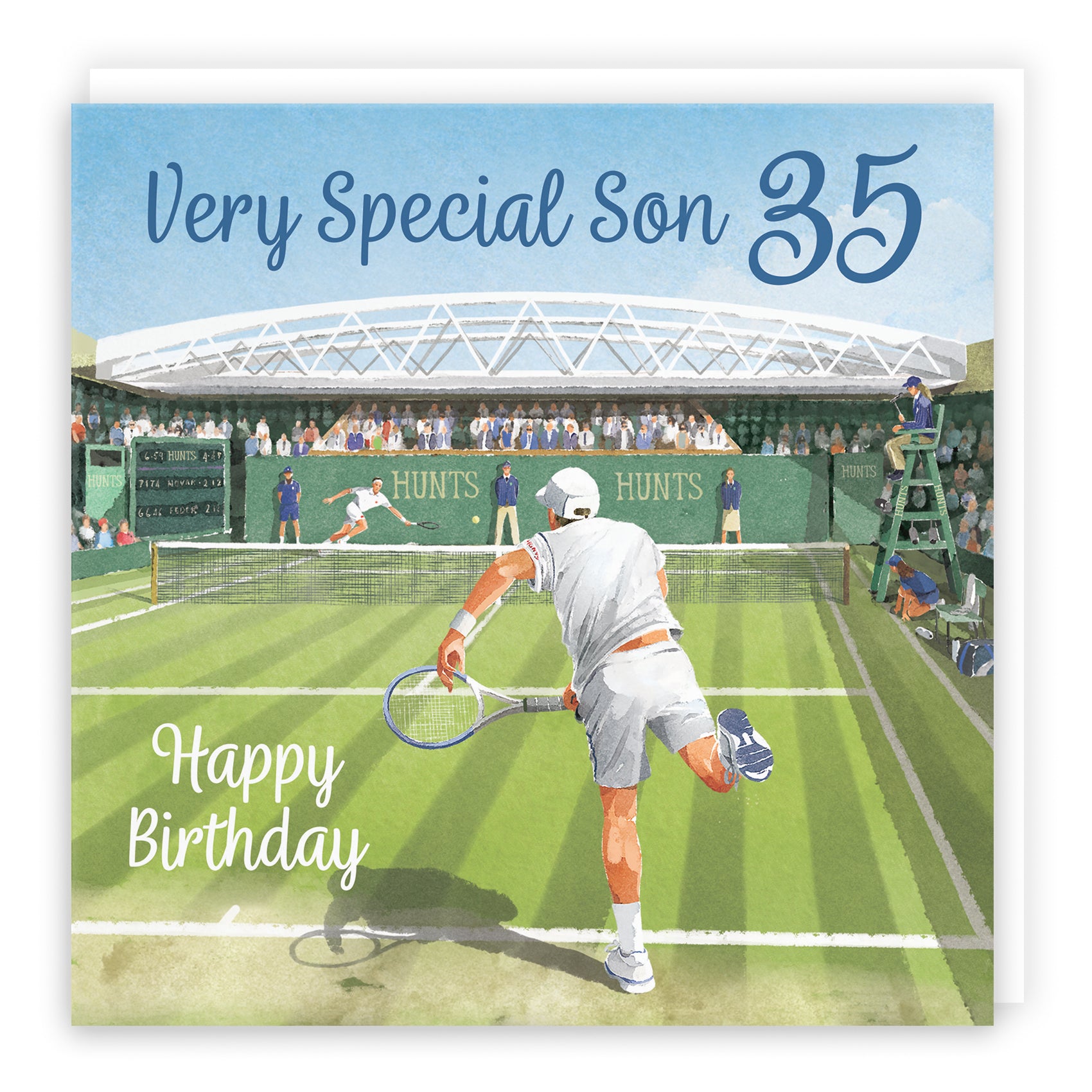 35th Son Tennis Birthday Card Milo's Gallery