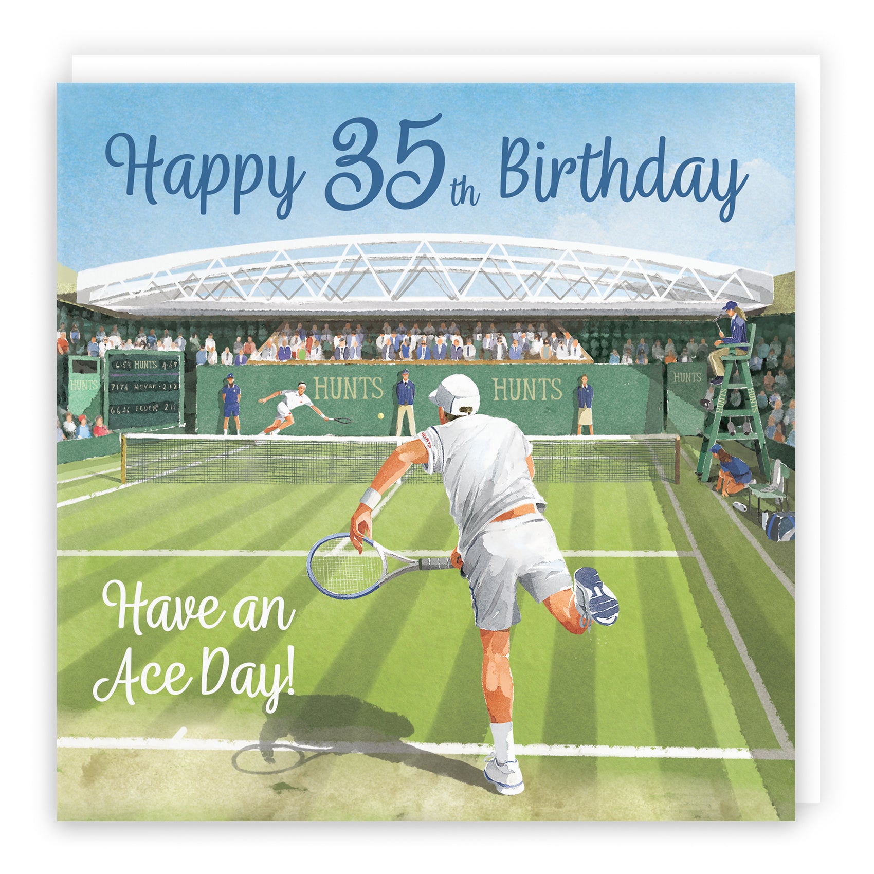 35th Tennis Birthday Card For Him Milo's Gallery