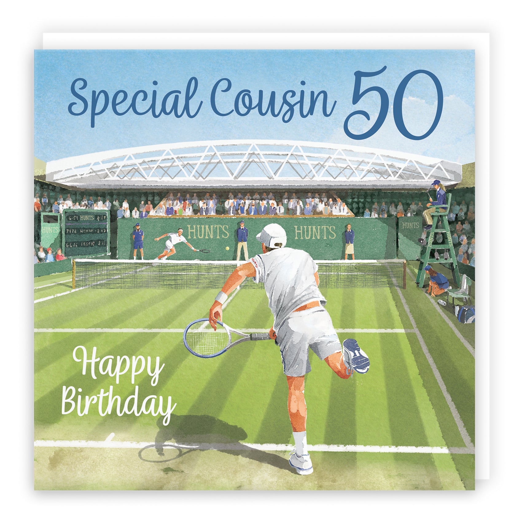 50th Cousin Tennis Birthday Card Milo's Gallery