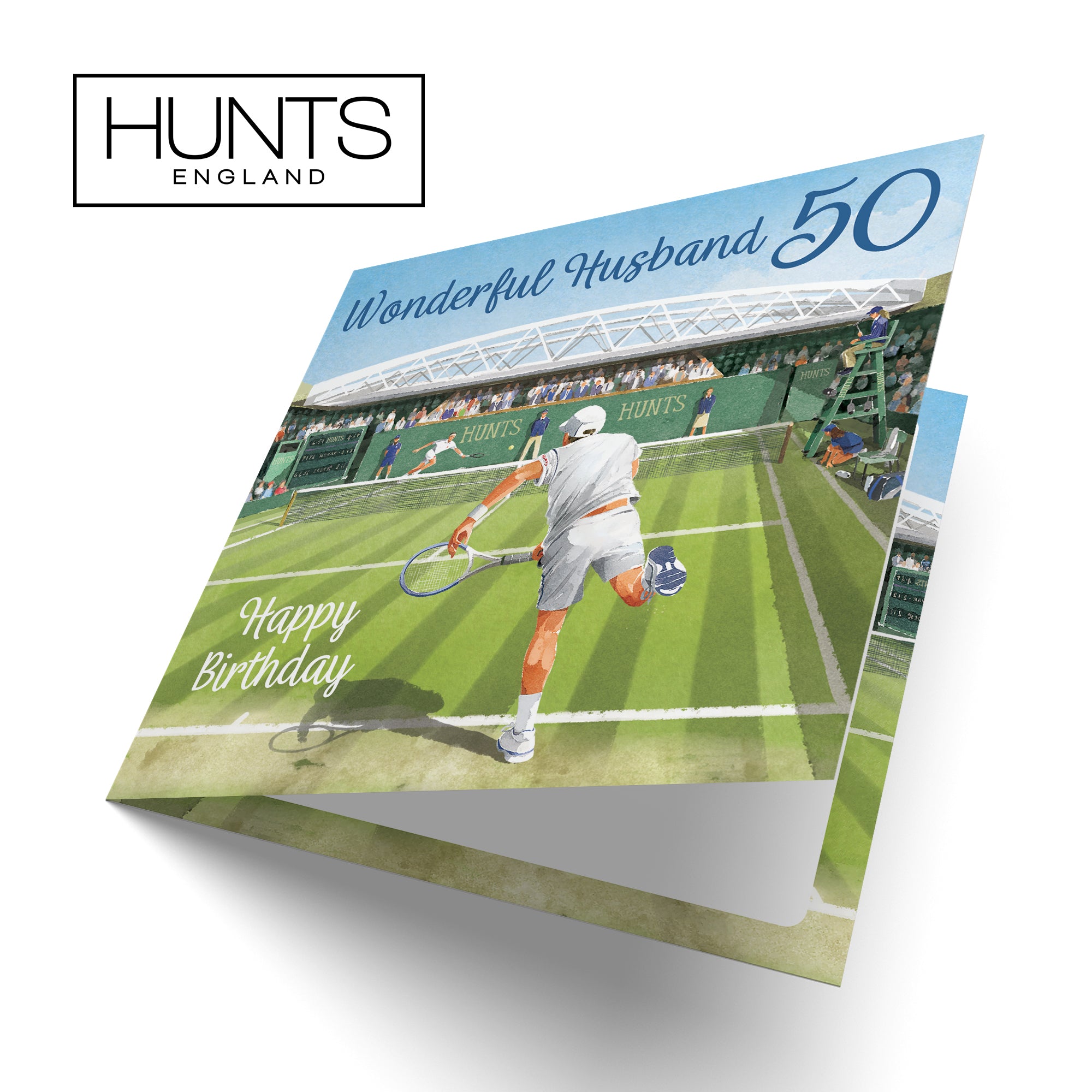 50th Husband Tennis Birthday Card Milo's Gallery