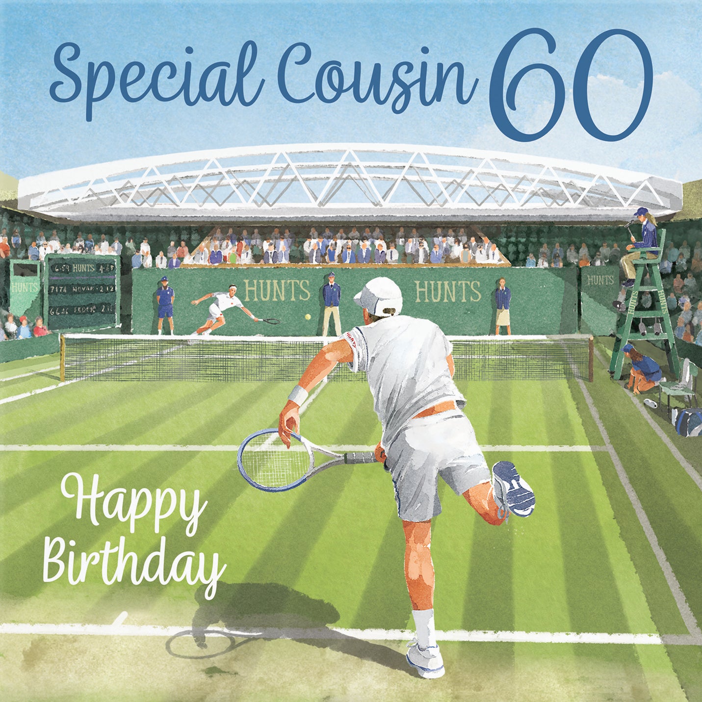 60th Cousin Tennis Birthday Card Milo's Gallery