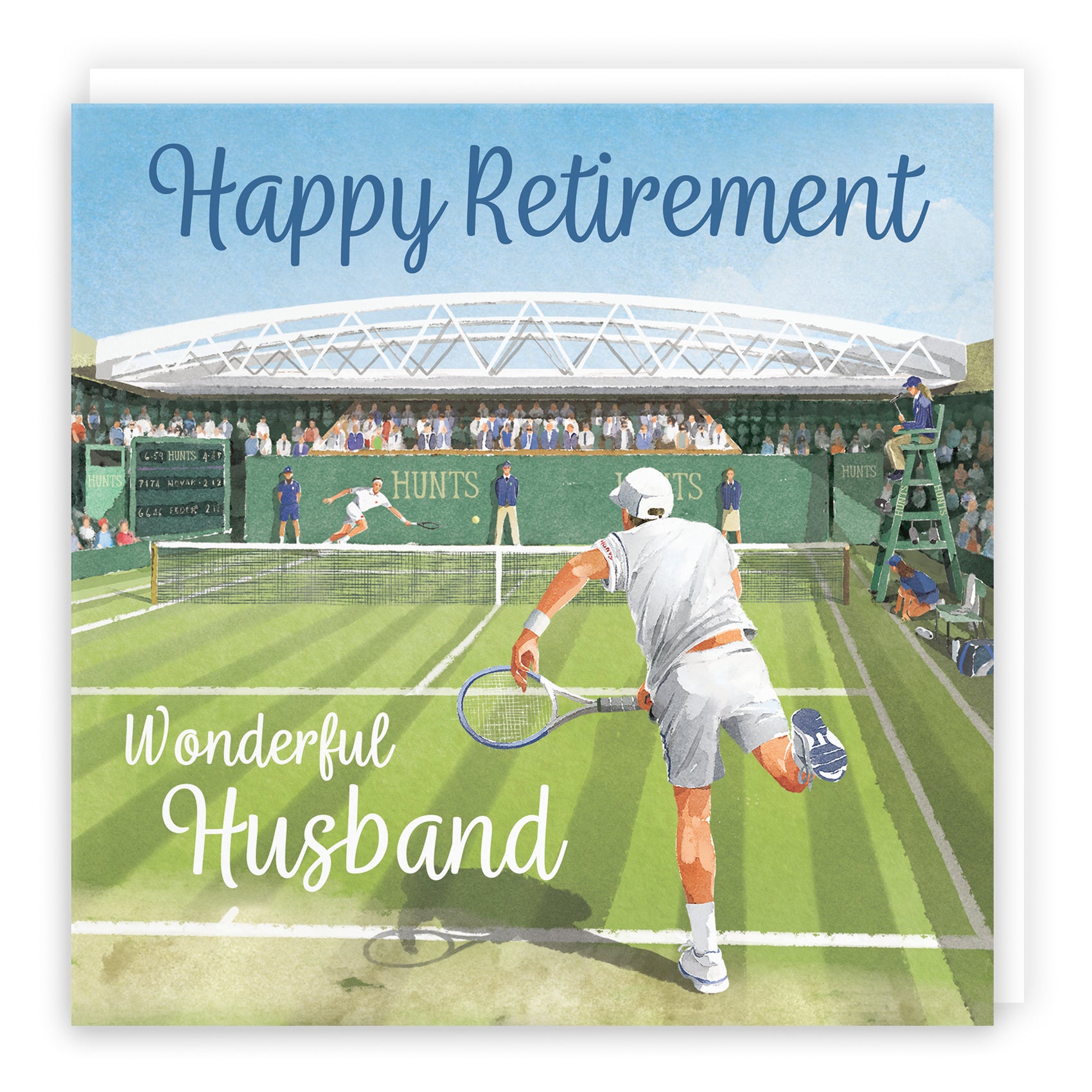 Husband Retirement Congratulations Tennis Card Milo's Gallery