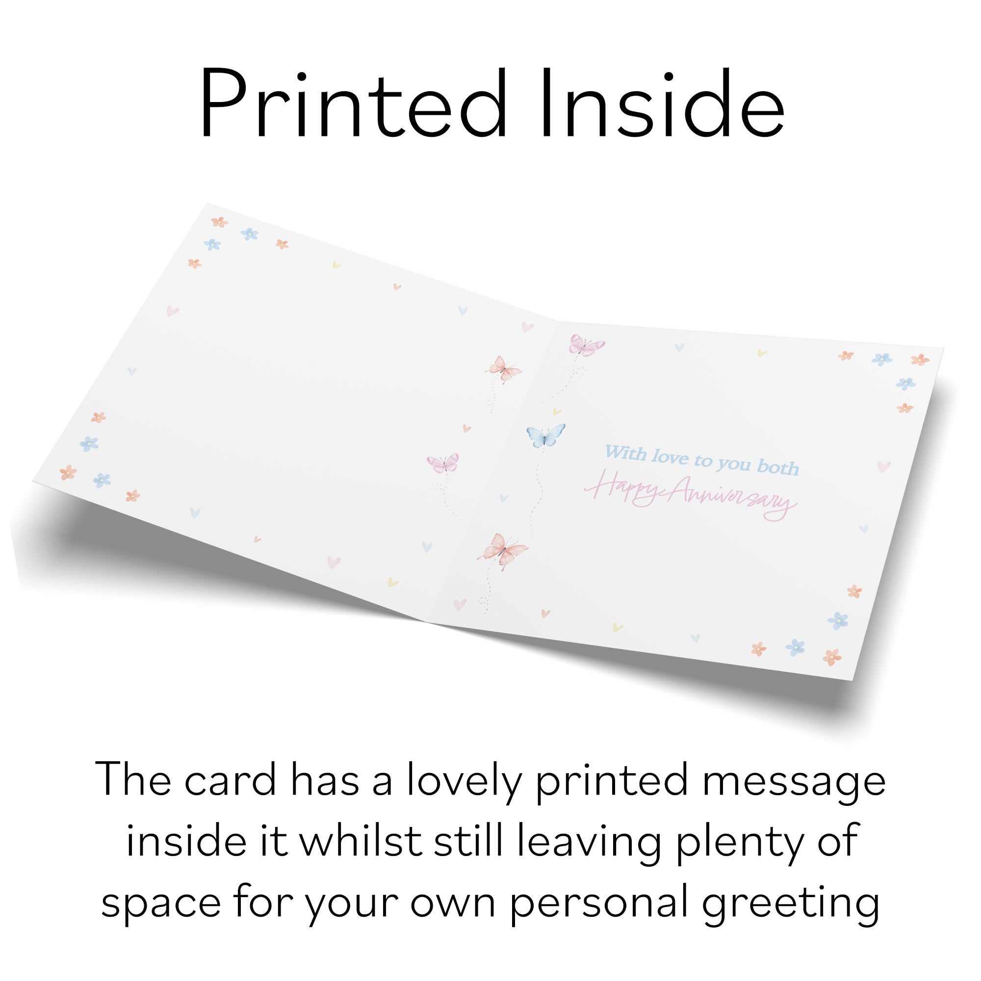 11th Daughter & Son-in-Law Anniversary Card Romantic Meadows