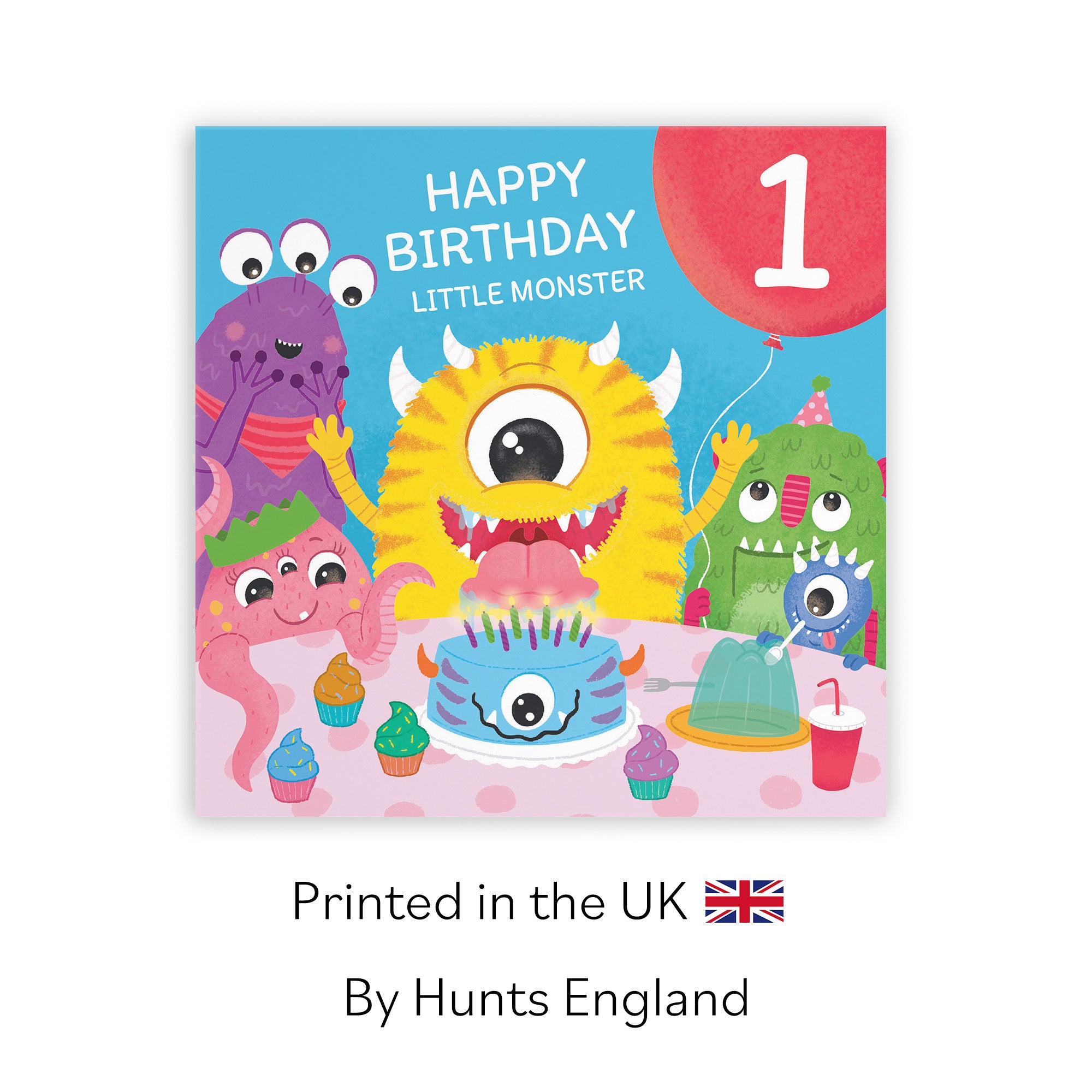 1st Birthday Monsters Party Card Little Monster Imagination - Default Title (LG02071)