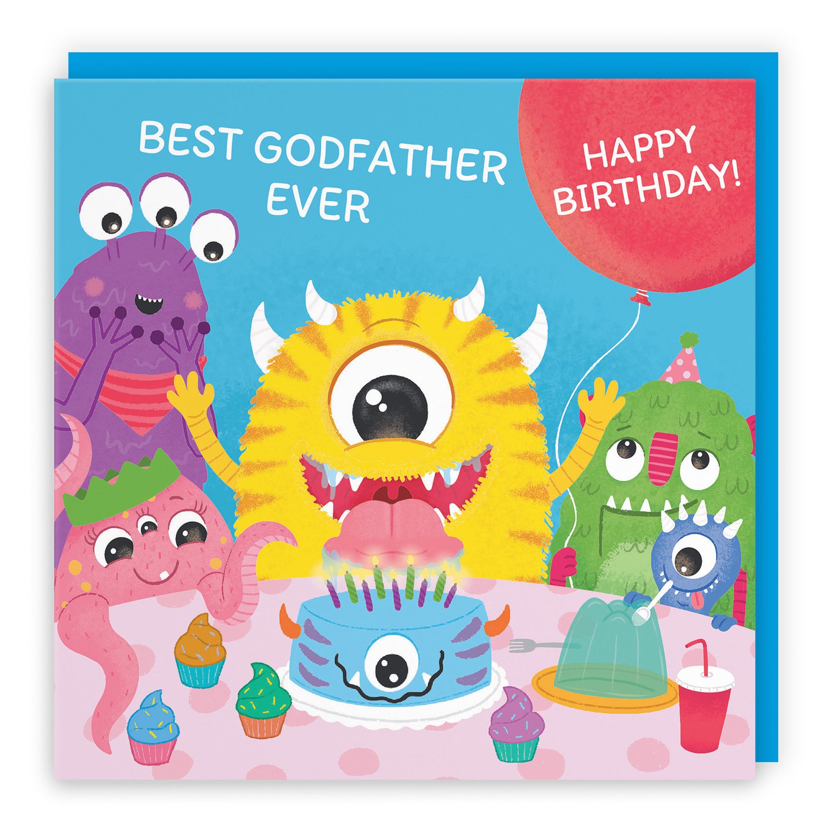 Godfather Monsters Party Birthday Card Imagination - Default Title (LG02097)