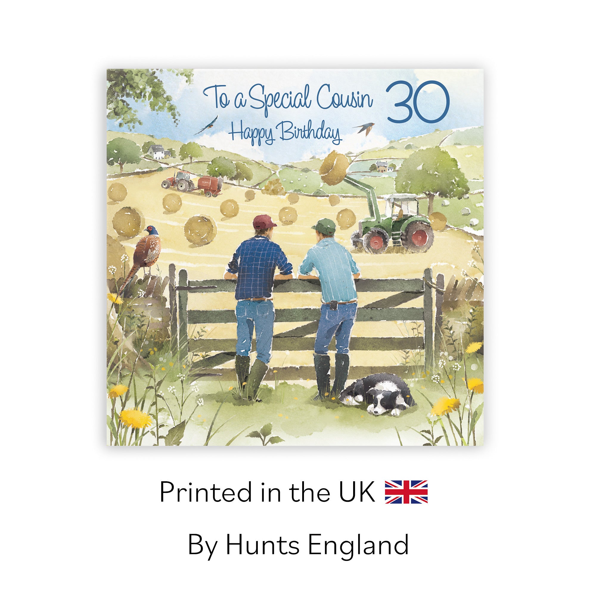 30th Cousin Farmers Birthday Card Haymaking Milo's Gallery - Default Title (RT03859)
