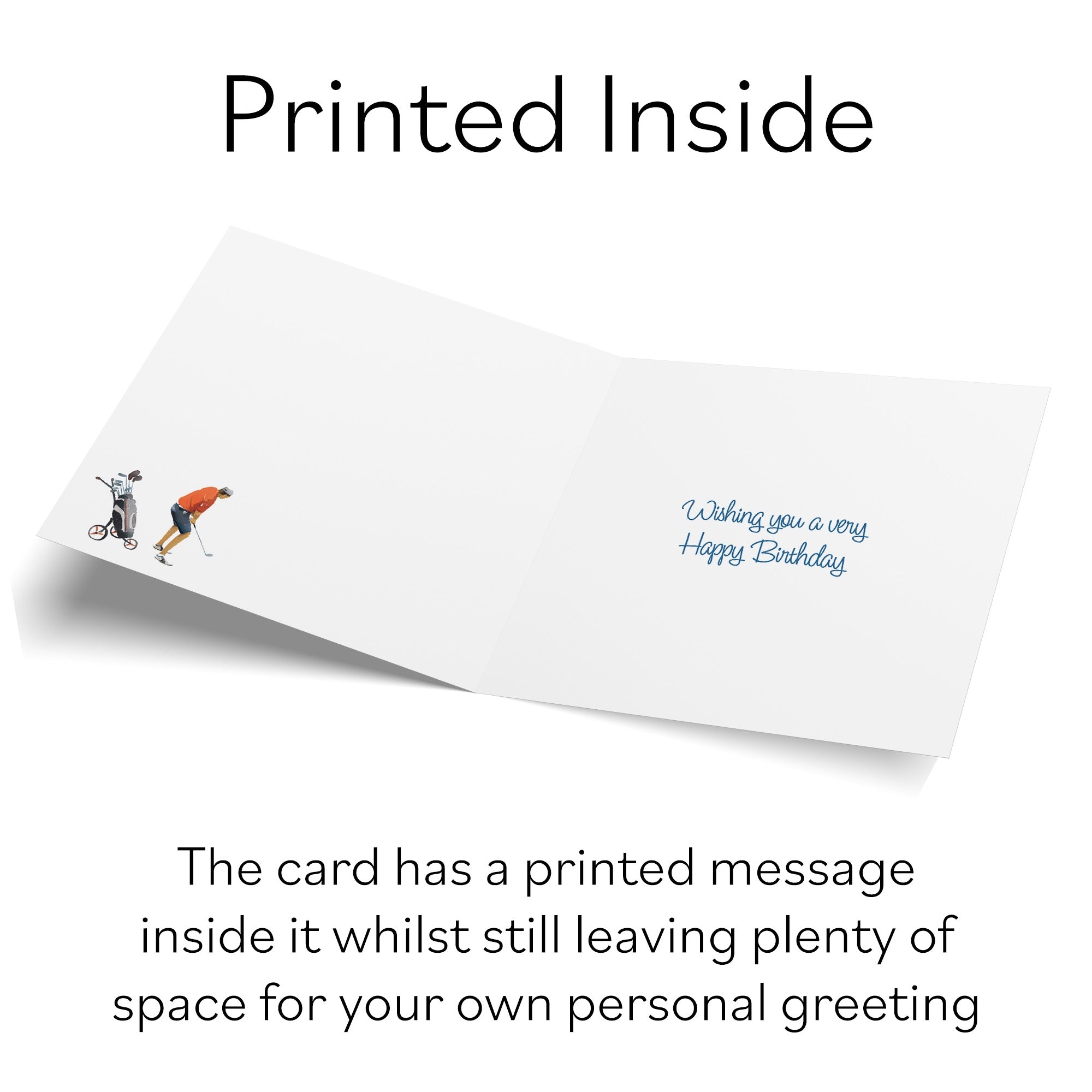 40th Husband Golfing Birthday Card Golf Bunker Milo's Gallery - Default Title (RT03878)