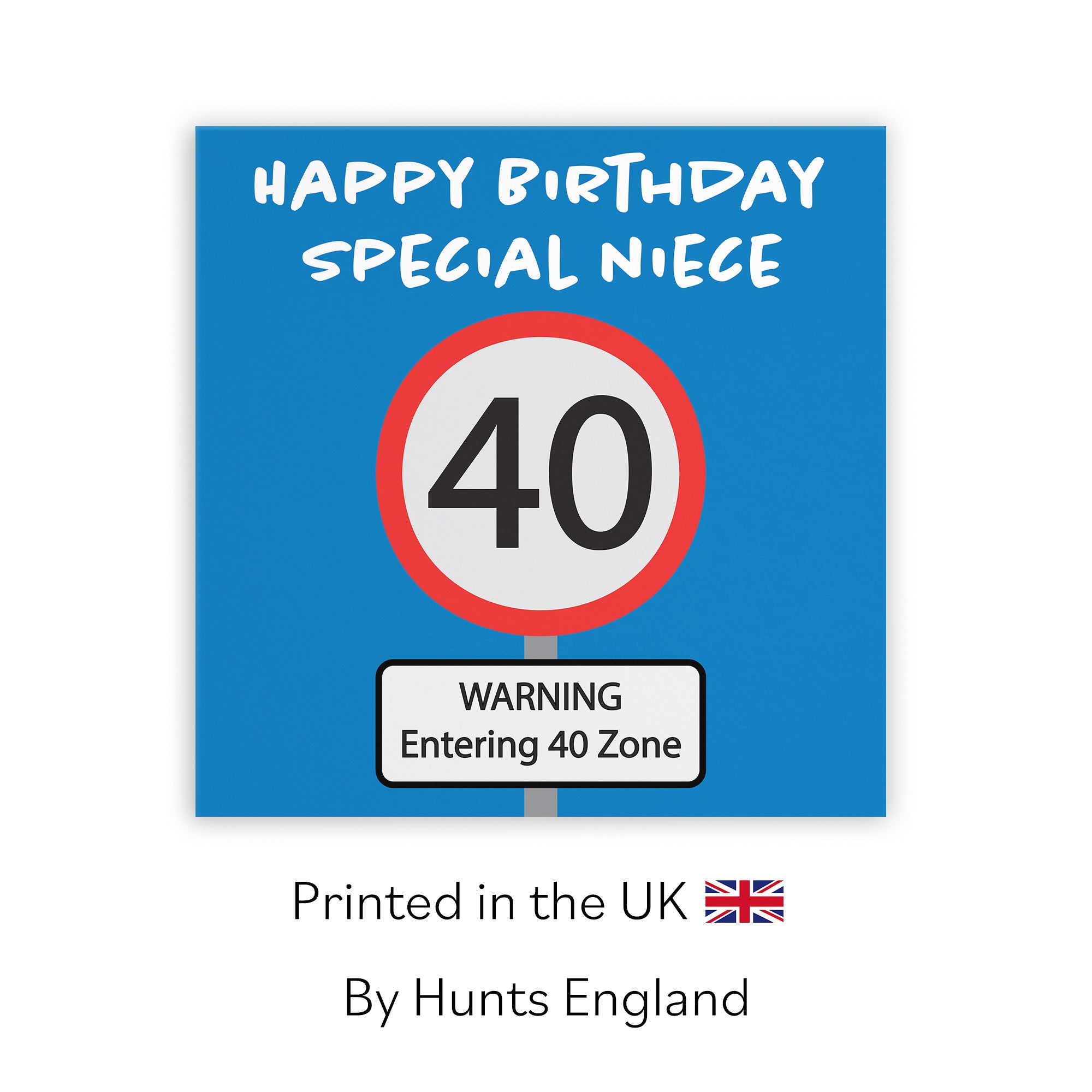 40th Niece Birthday Card Road Sign - Default Title (TH01196)