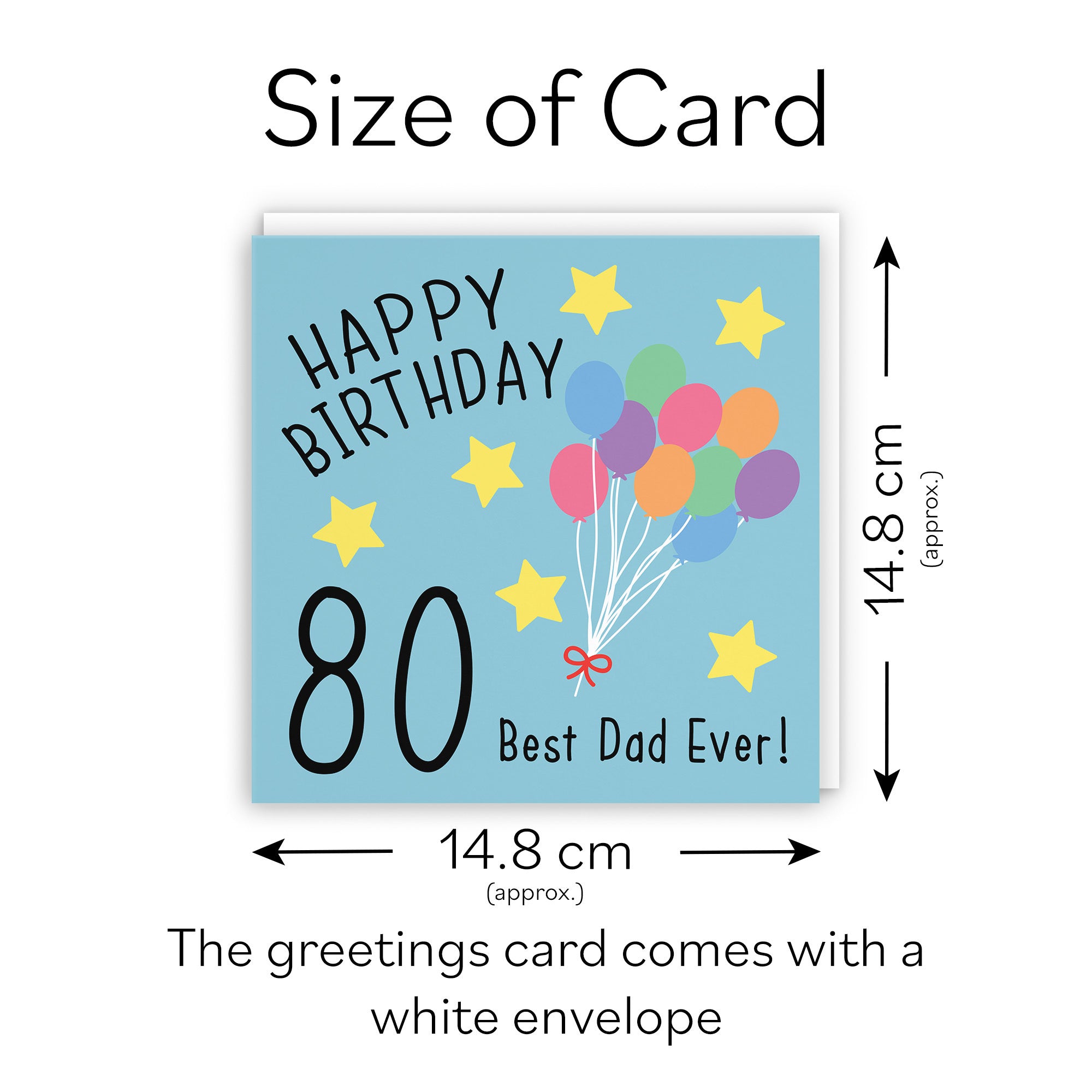 80th Dad Birthday Card Original - Default Title (TH02007)