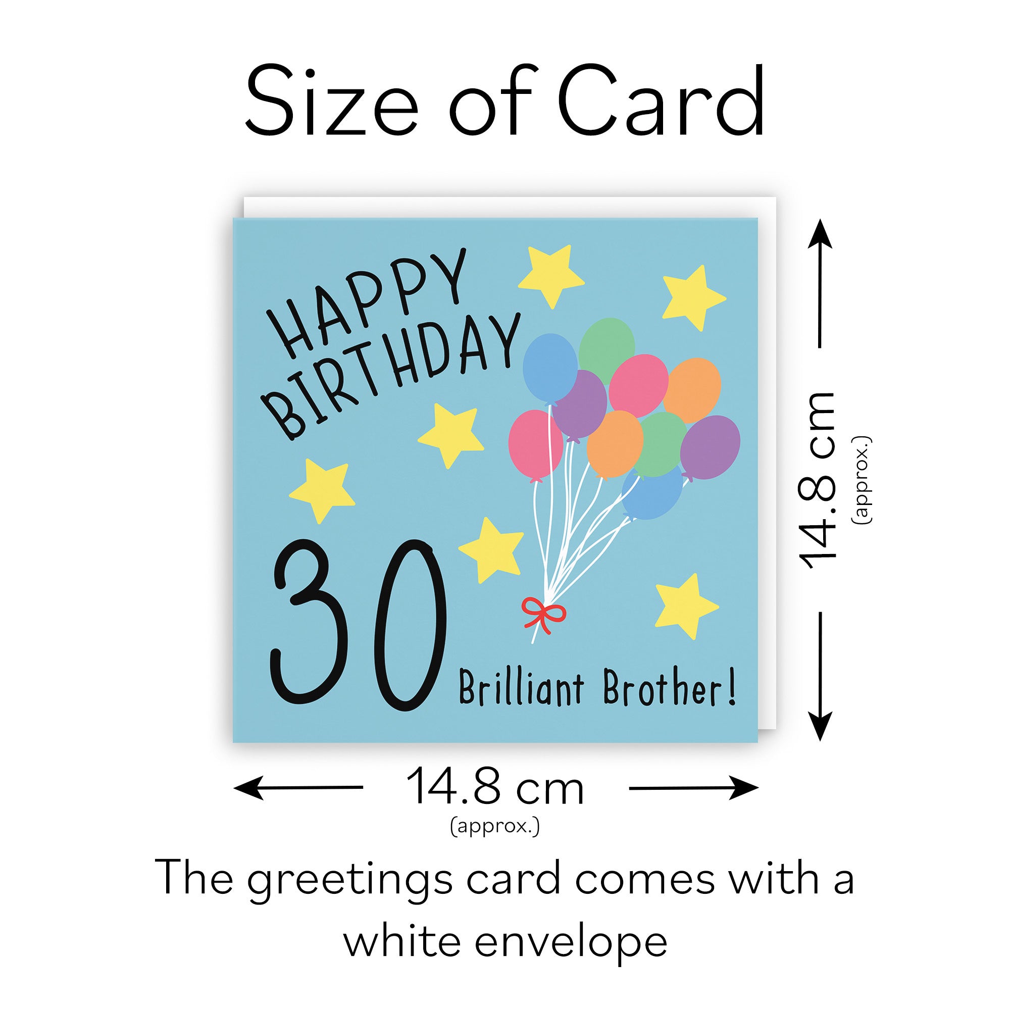 30th Brother Birthday Card Original - Default Title (TH02016)