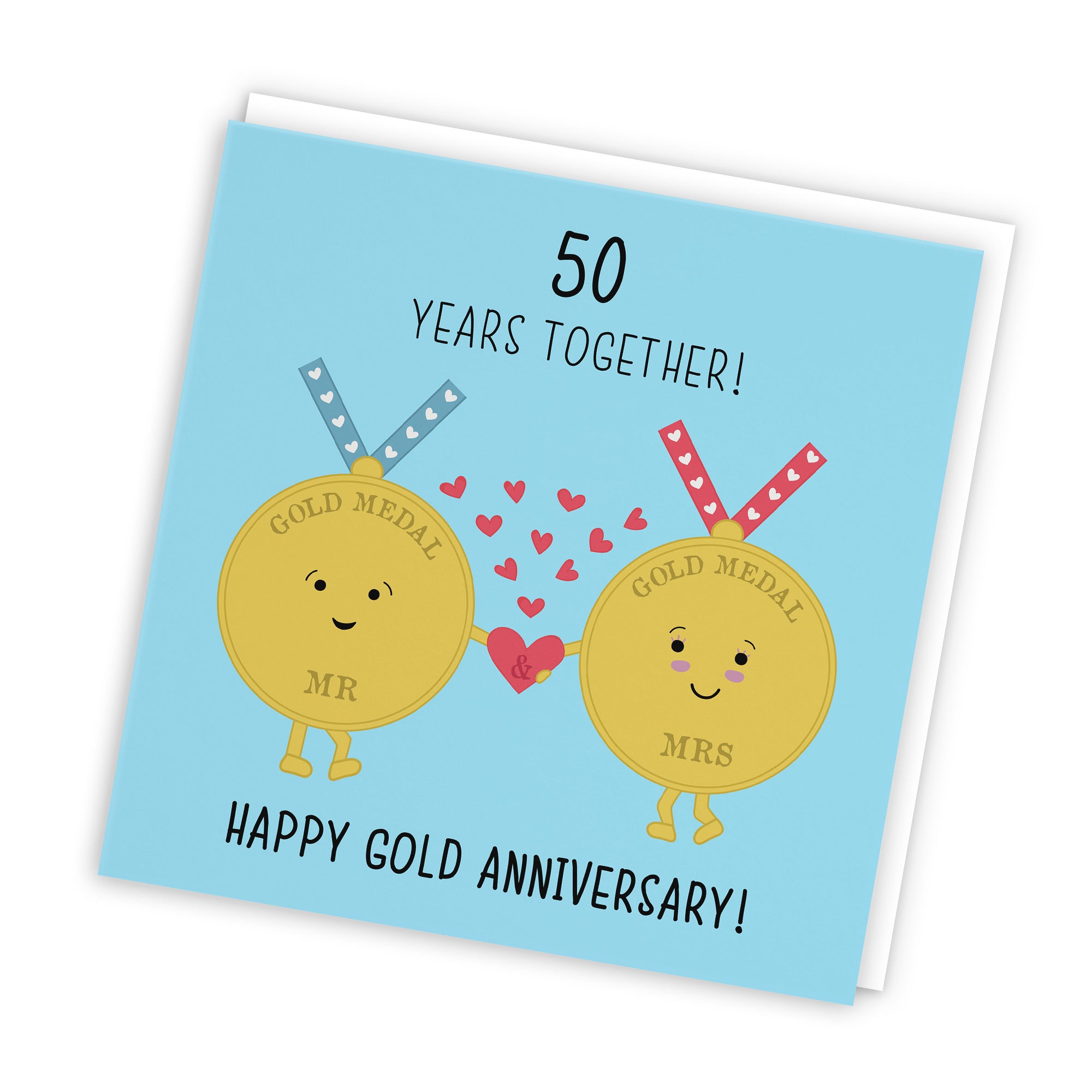 50th Anniversary Card Gold Medals Iconic - Default Title (TH02028)
