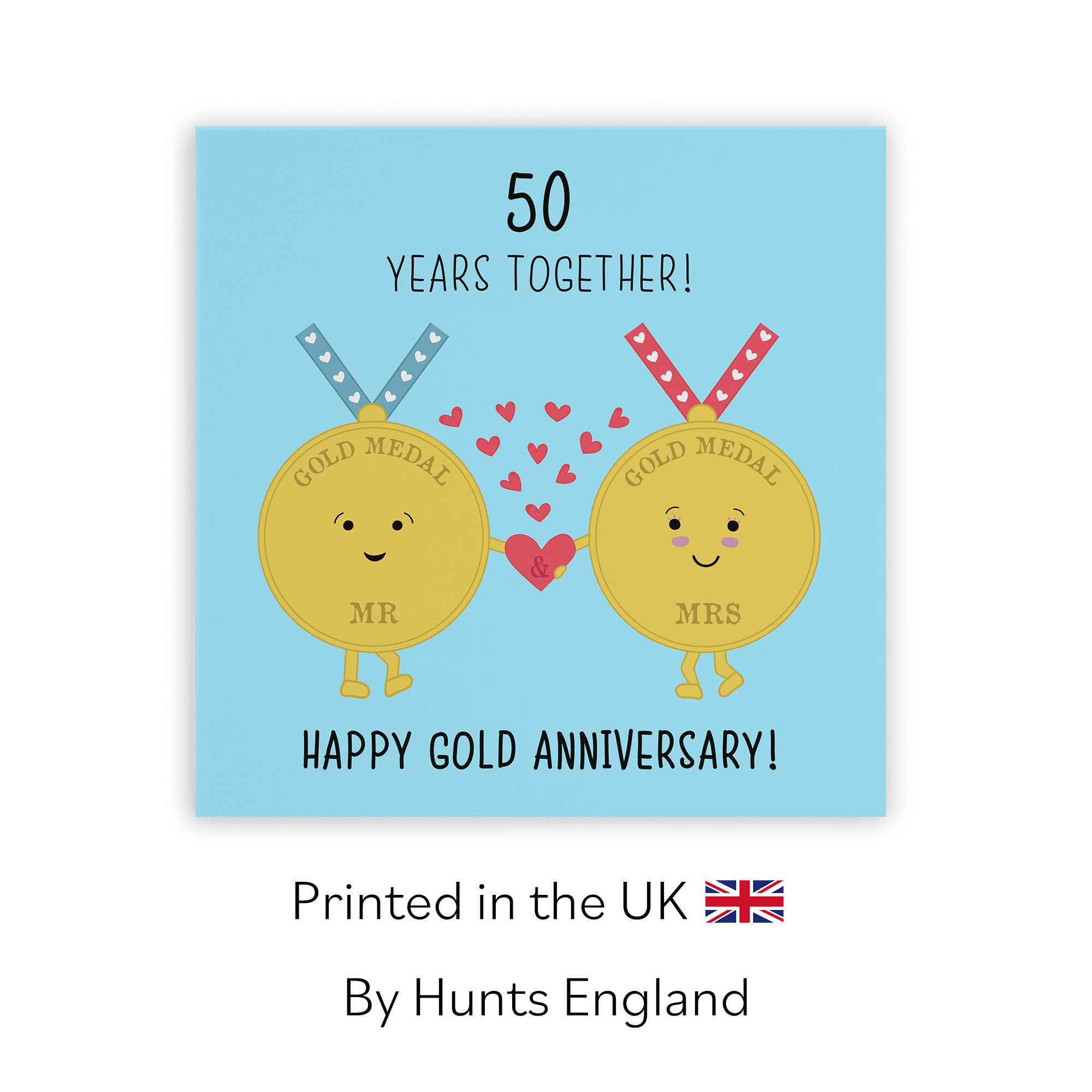 50th Anniversary Card Gold Medals Iconic - Default Title (TH02028)