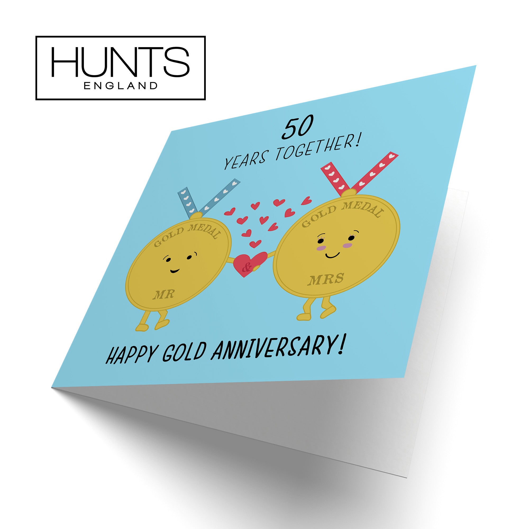 50th Anniversary Card Gold Medals Iconic - Default Title (TH02028)