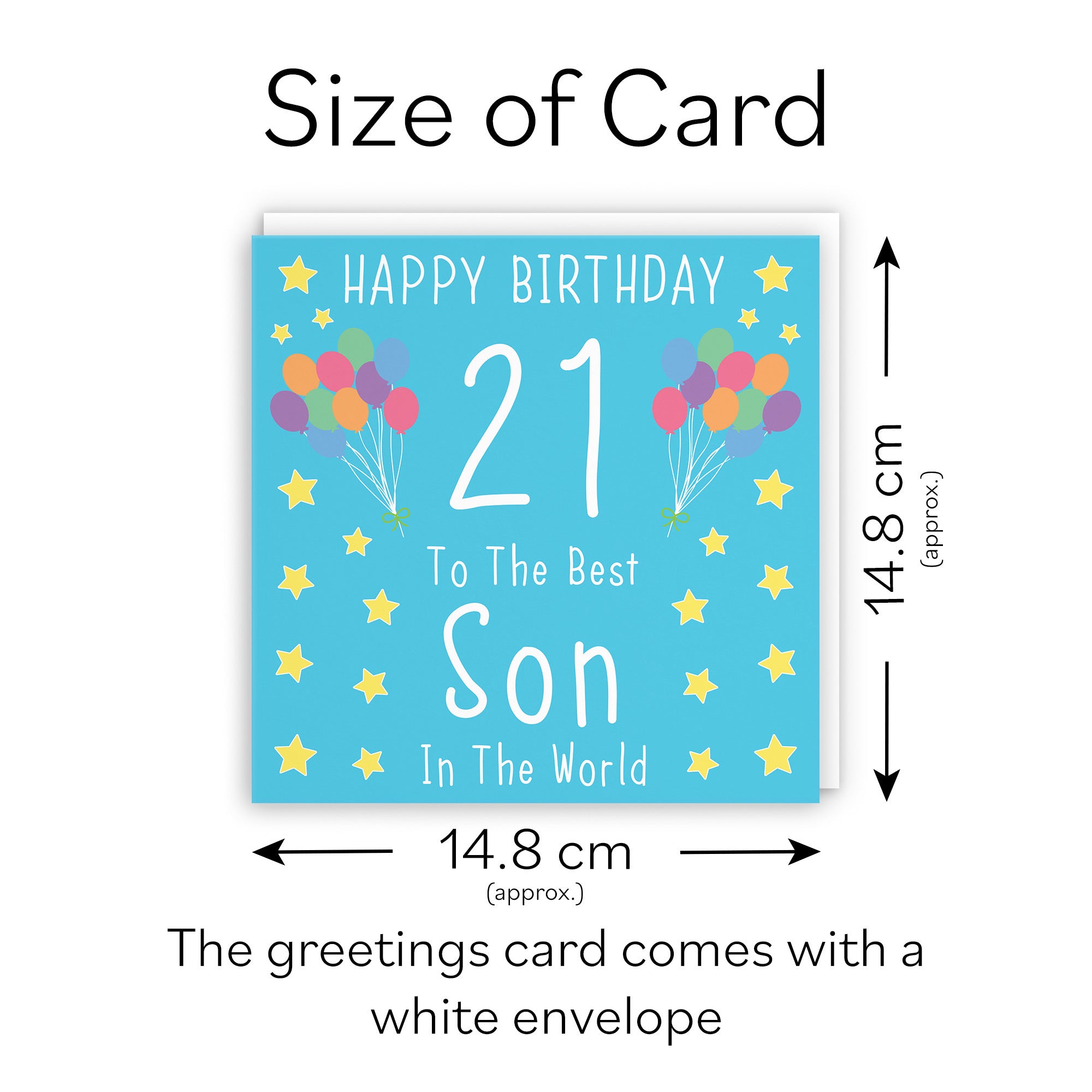 21st Son Birthday Card Iconic - Default Title (TH02034)