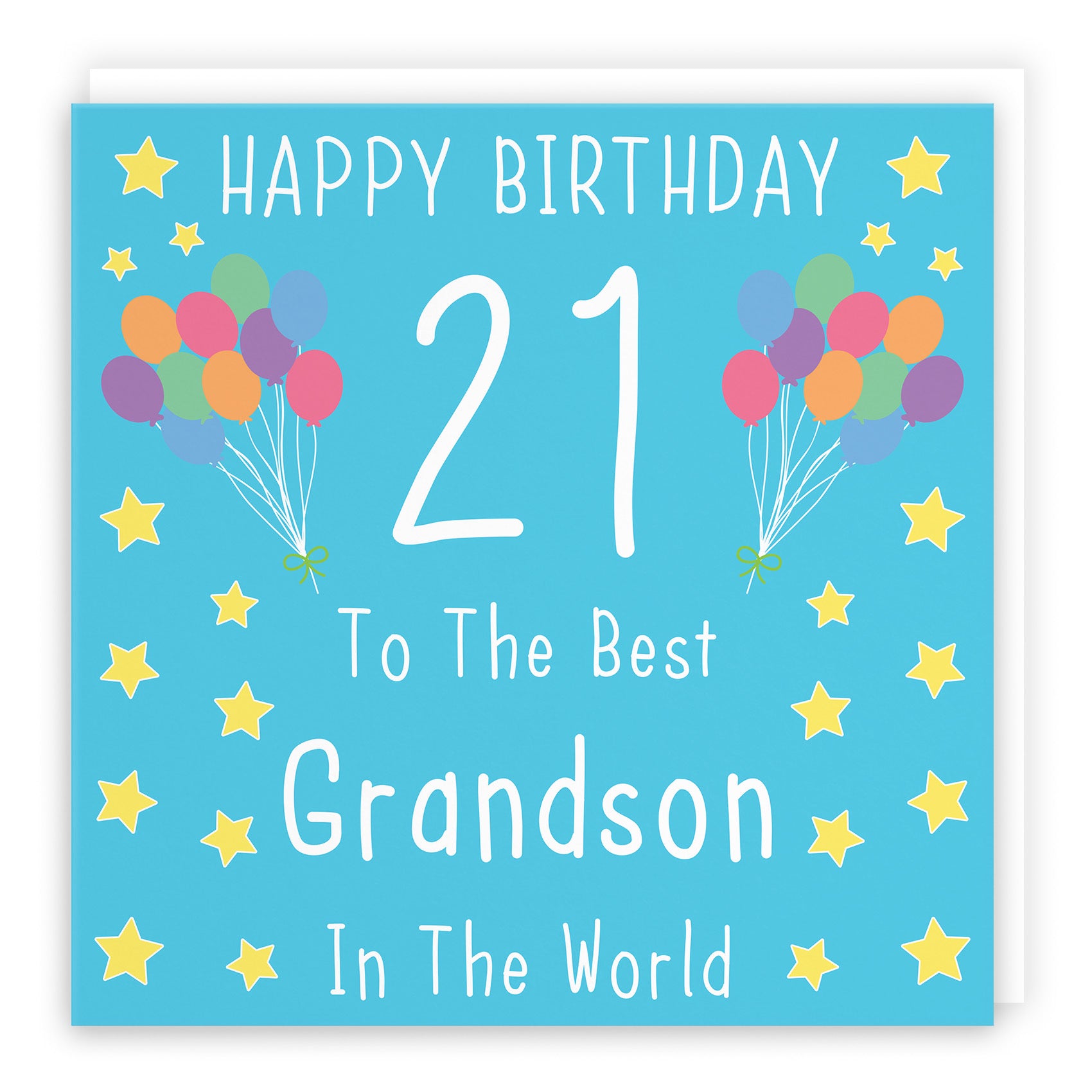 21st Grandson Birthday Card Iconic - Default Title (TH02036)