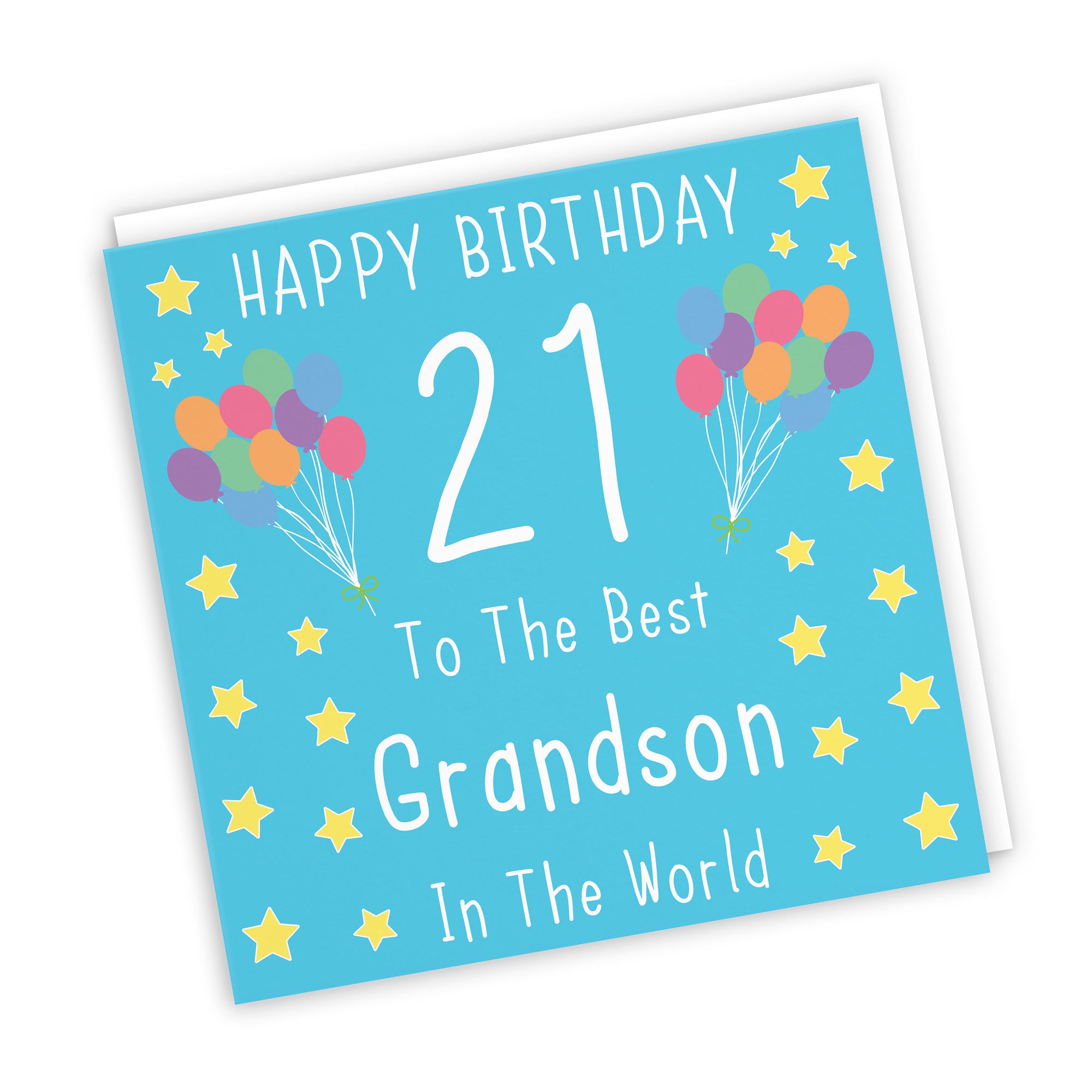 21st Grandson Birthday Card Iconic - Default Title (TH02036)
