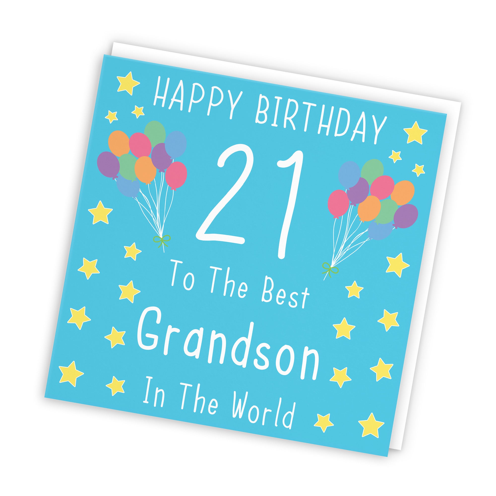 21st Grandson Birthday Card Iconic - Default Title (TH02036)