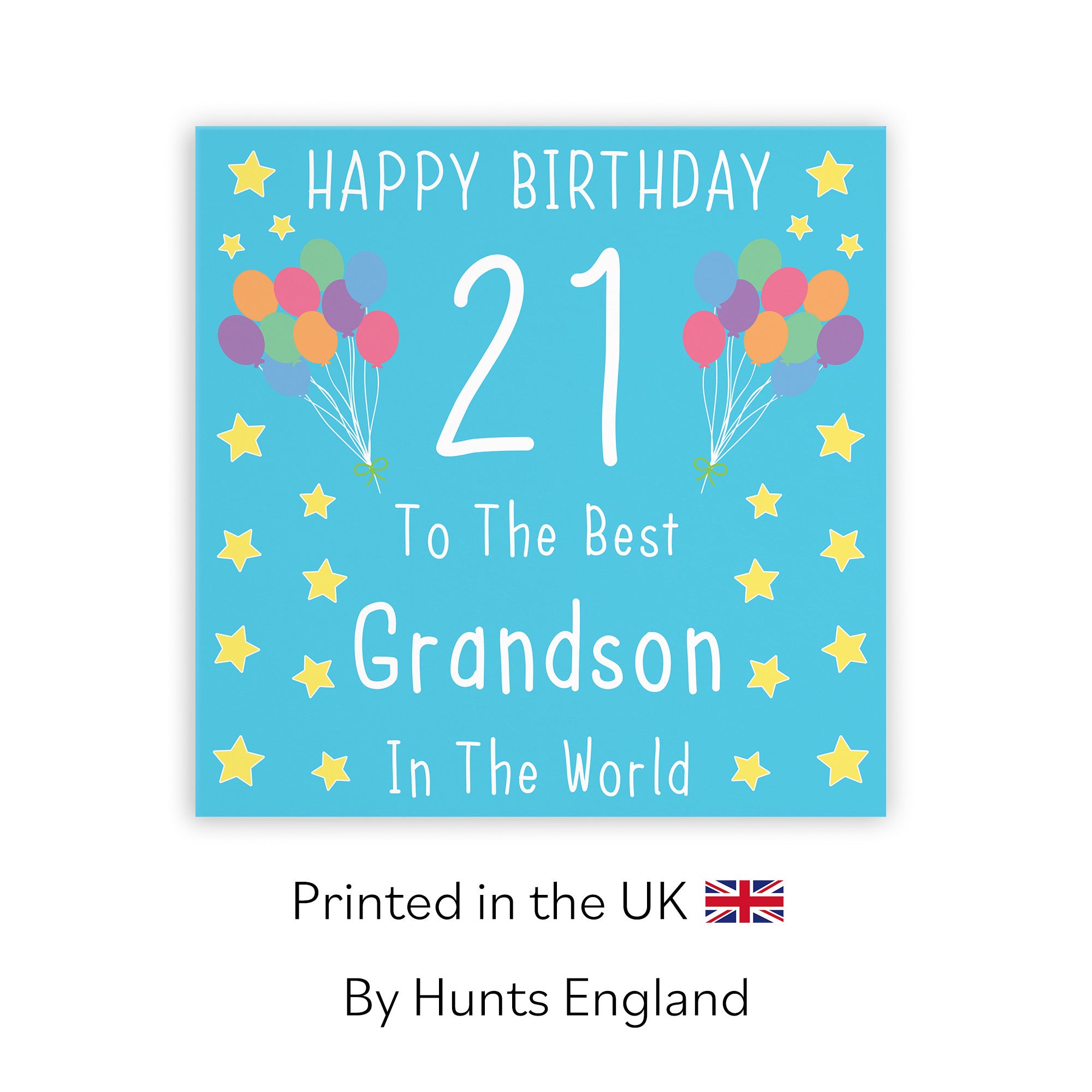21st Grandson Birthday Card Iconic - Default Title (TH02036)