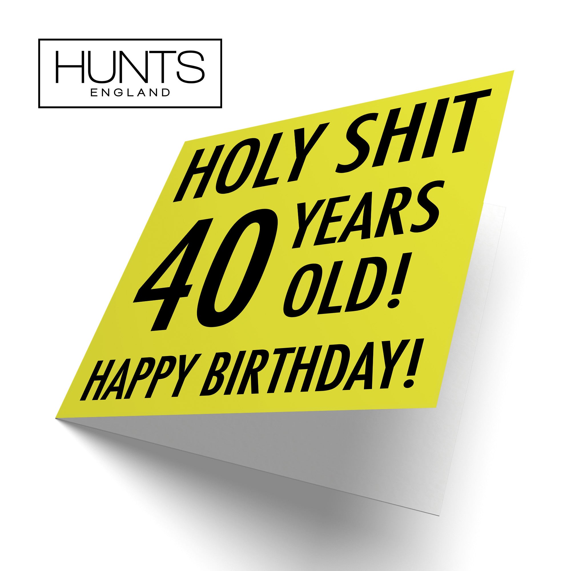 40th Birthday Card Holy Shit Urban Colour - Default Title (TH02075)