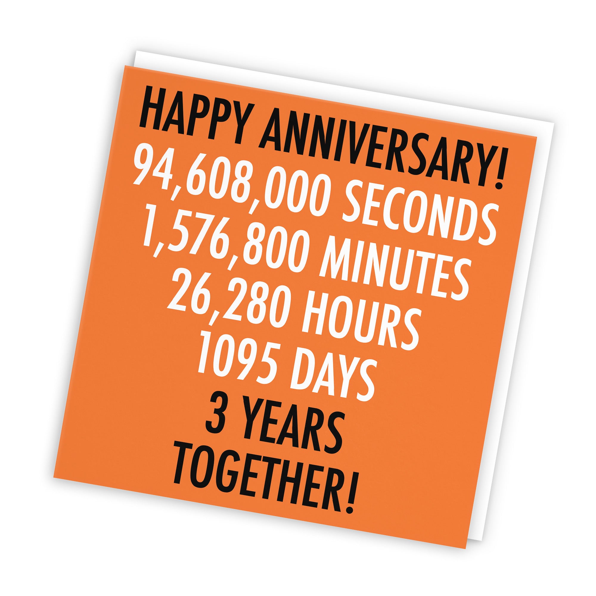 3rd Anniversary Card Urban Colour - Default Title (TH02107)