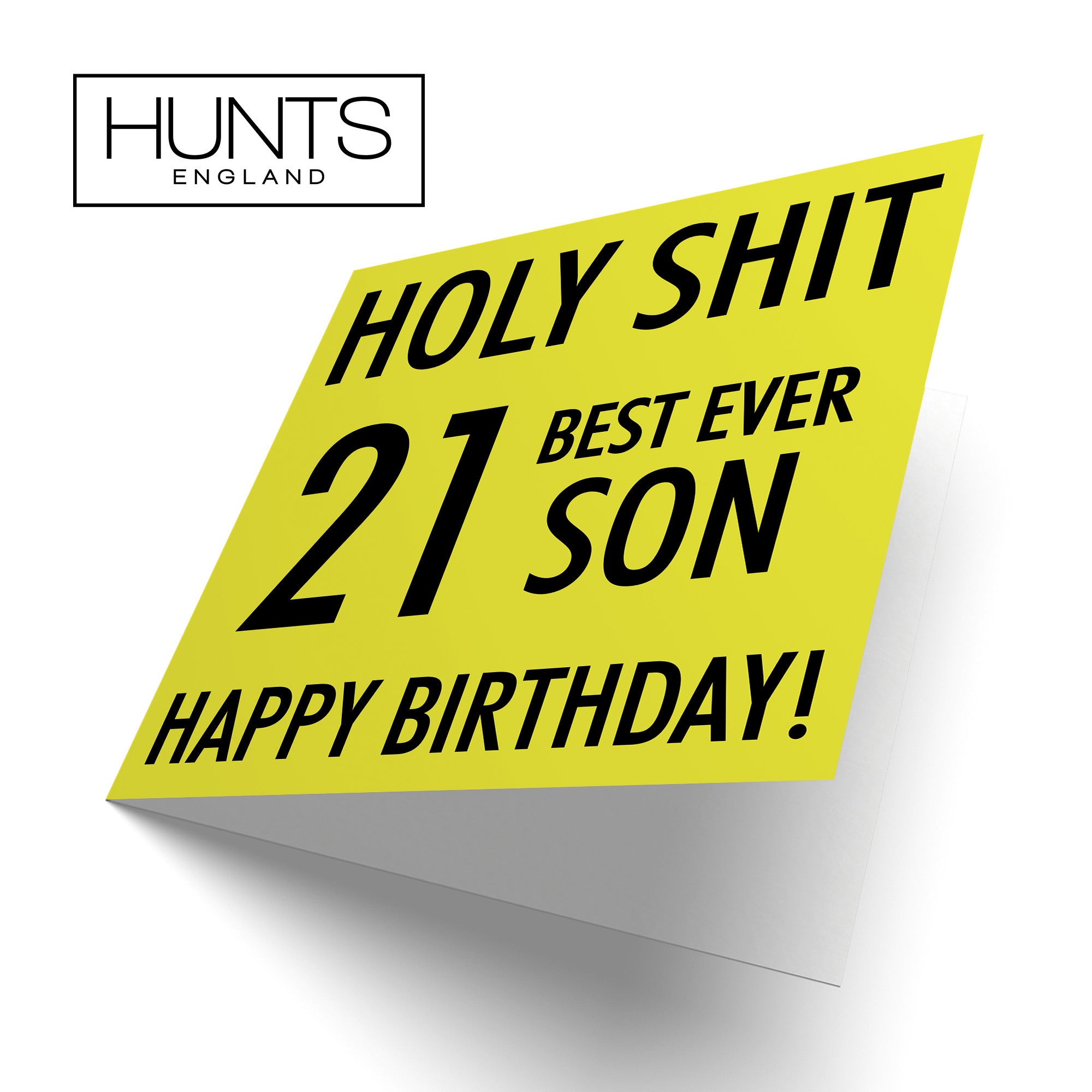 21st Son Birthday Card Holy Shit - Default Title (TH02114)