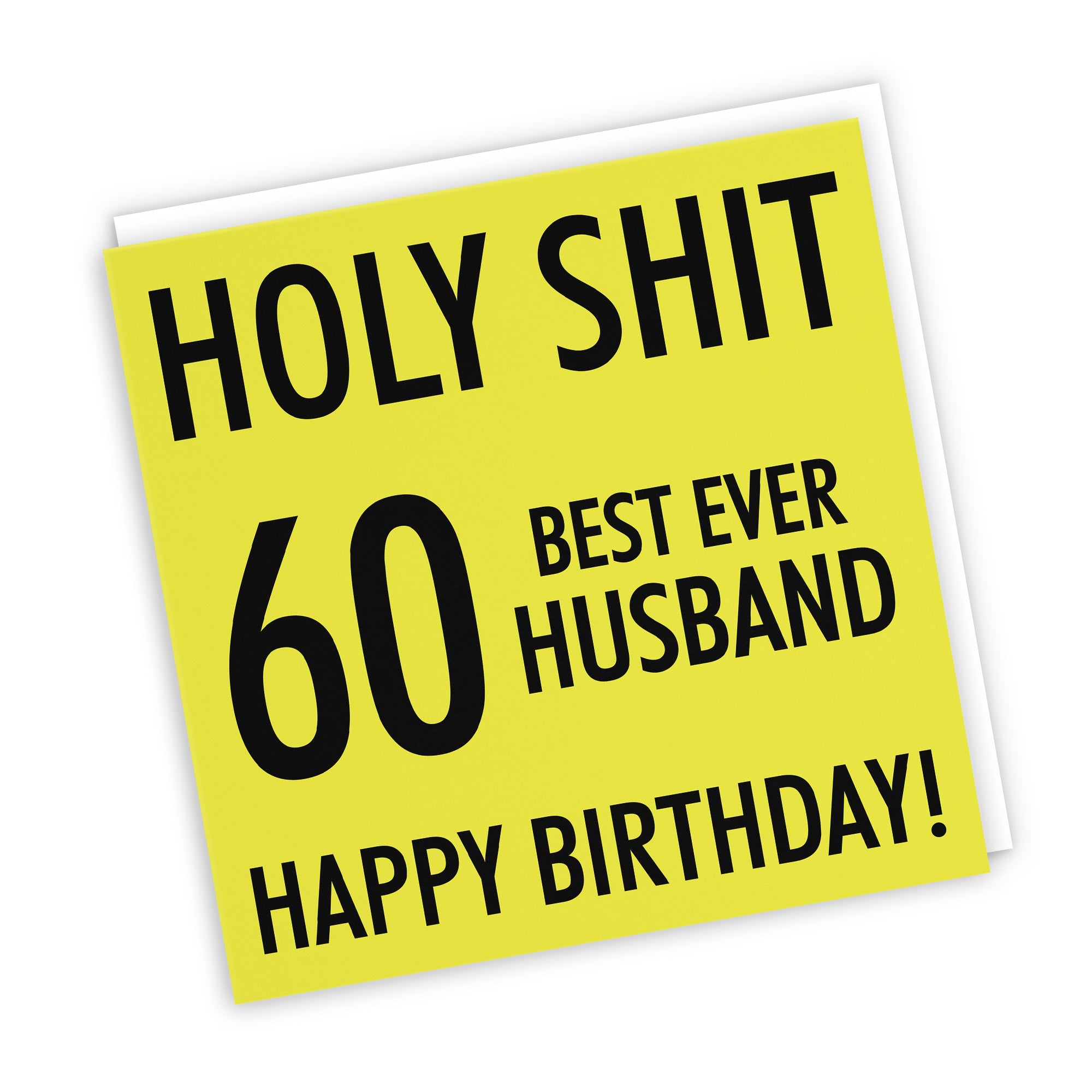 60th Husband Birthday Card Holy Shit - Default Title (TH02120)
