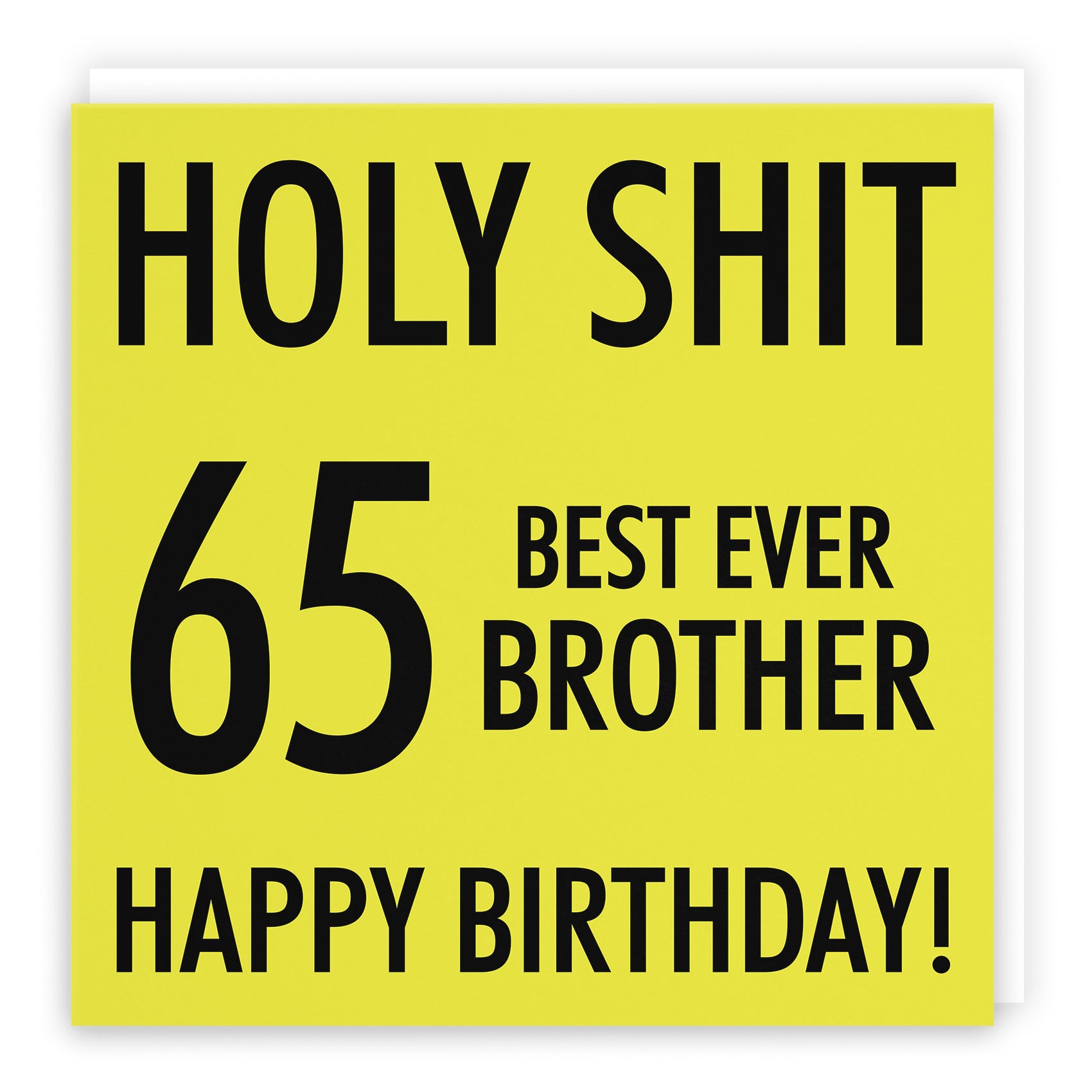 65th Brother Birthday Card Holy Shit - Default Title (TH02121)