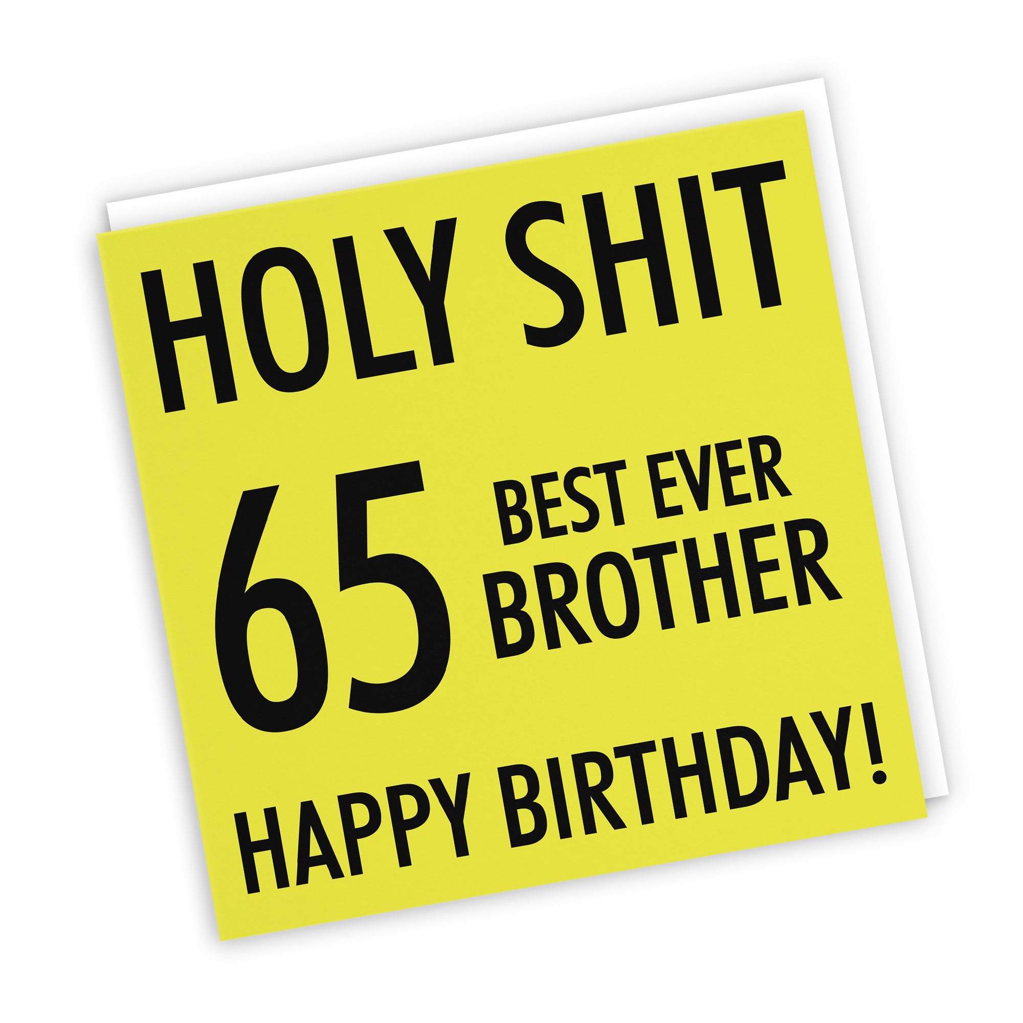 65th Brother Birthday Card Holy Shit - Default Title (TH02121)