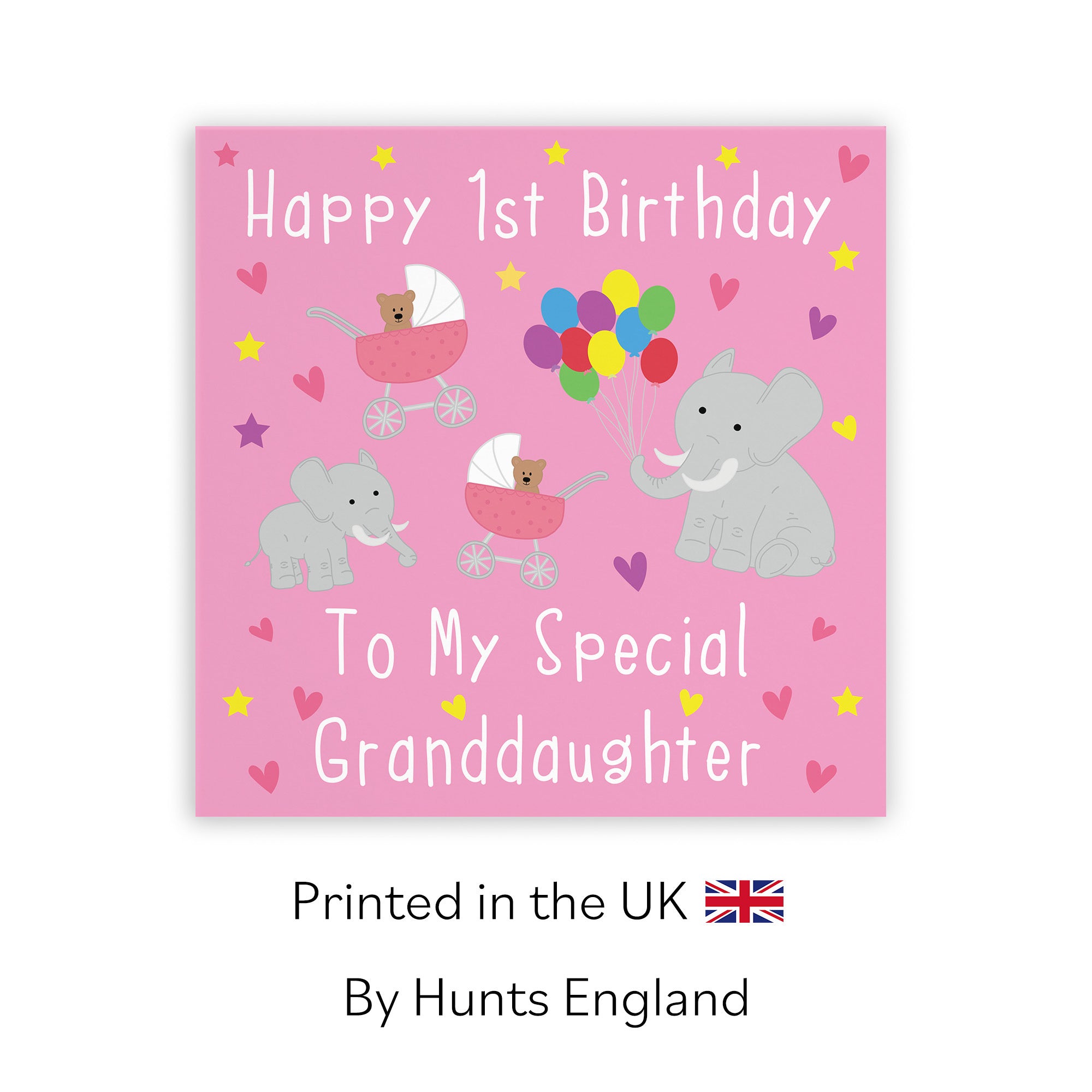 1st Granddaughter Birthday Card Elephants Iconic - Default Title (TH02130)