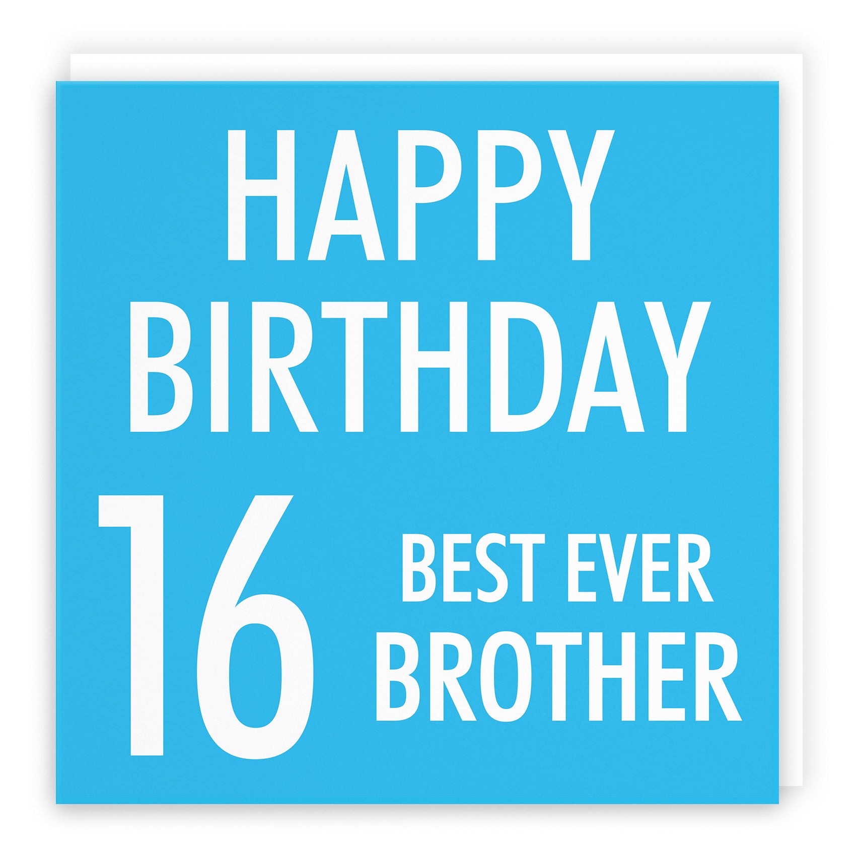 16th Brother Birthday Card Urban Colour - Default Title (TH02156)