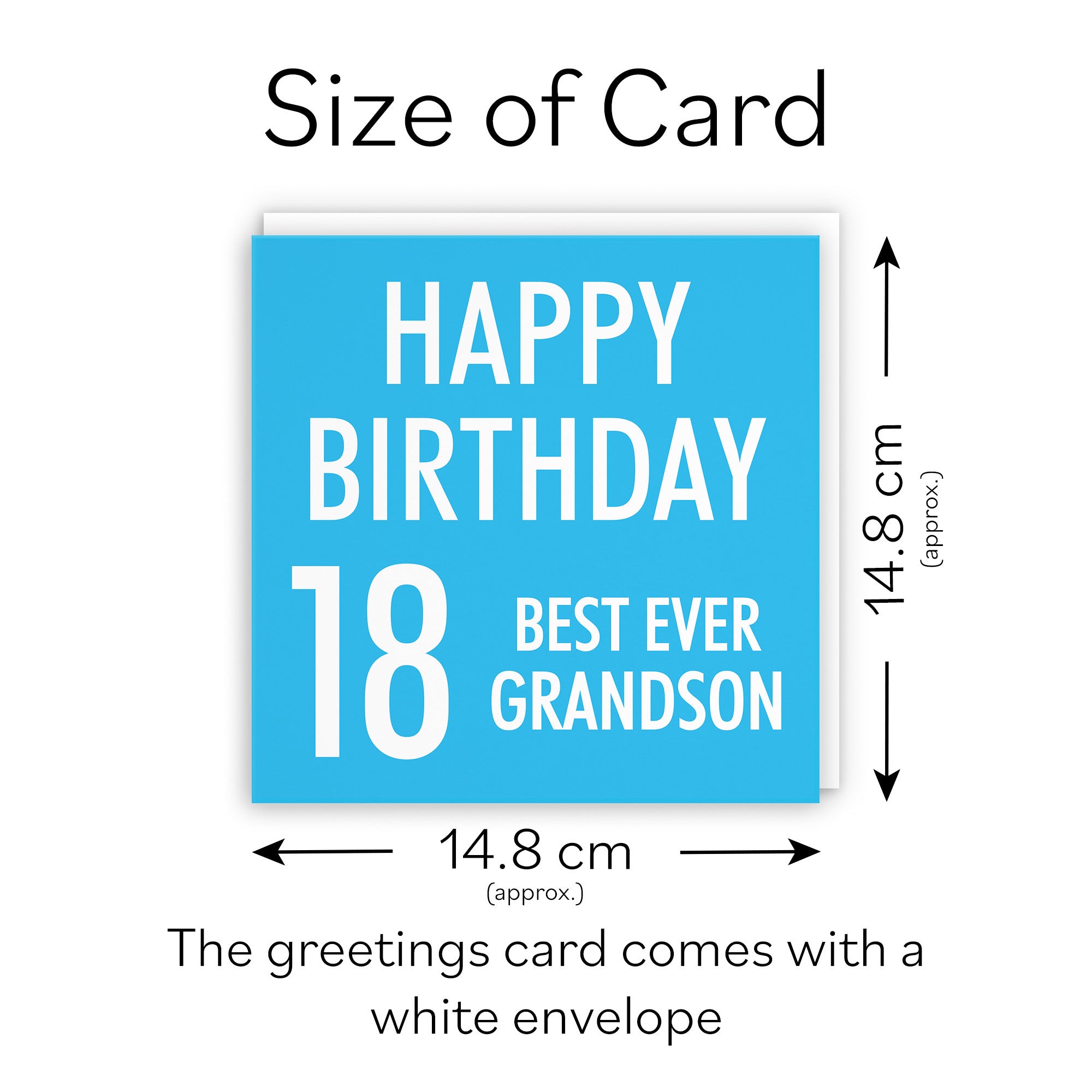 18th Grandson Birthday Card Urban Colour - Default Title (TH02166)
