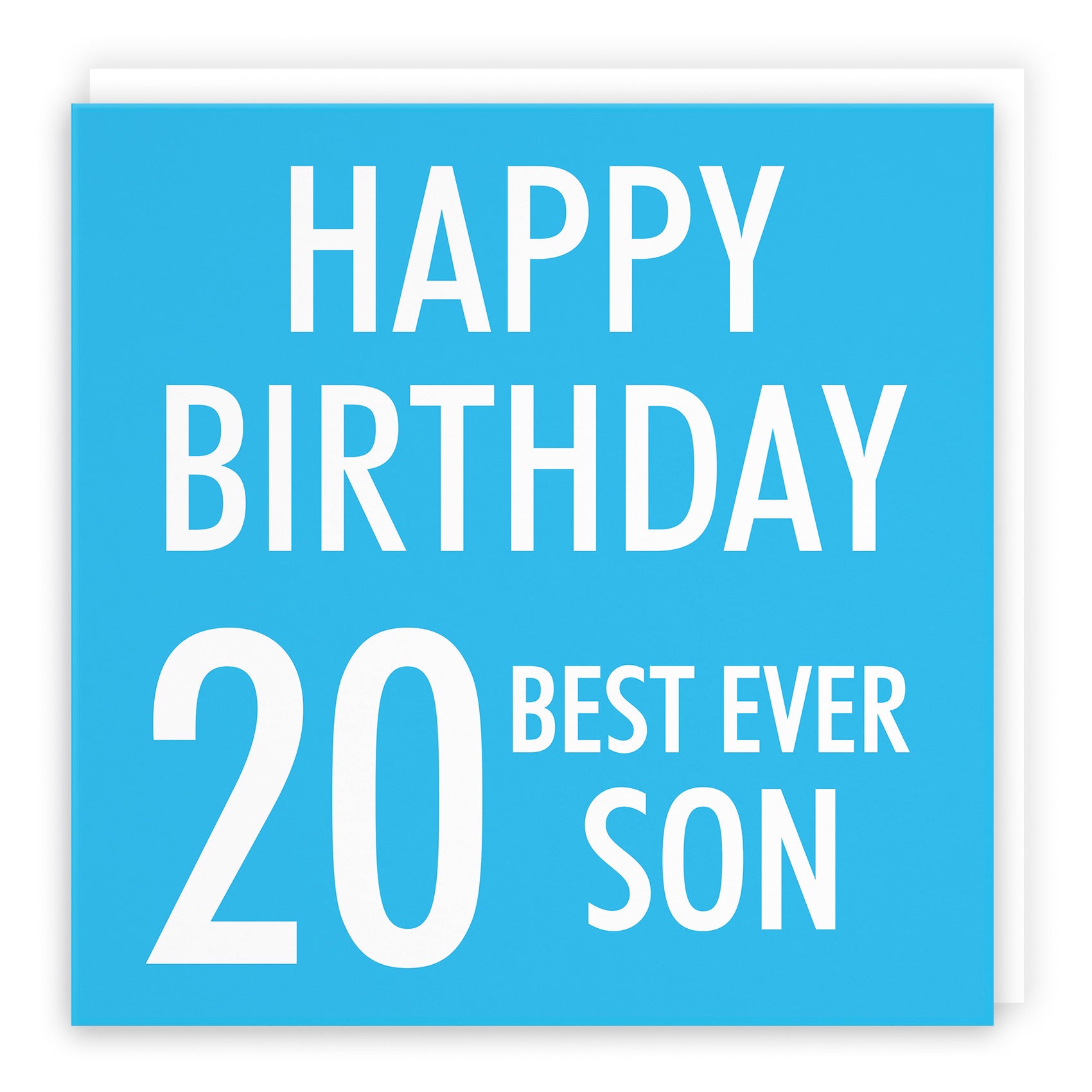 20th Son Birthday Card Urban Colour - Default Title (TH02169)