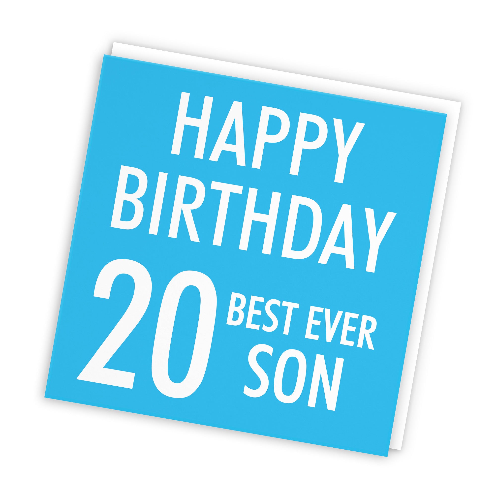 20th Son Birthday Card Urban Colour - Default Title (TH02169)