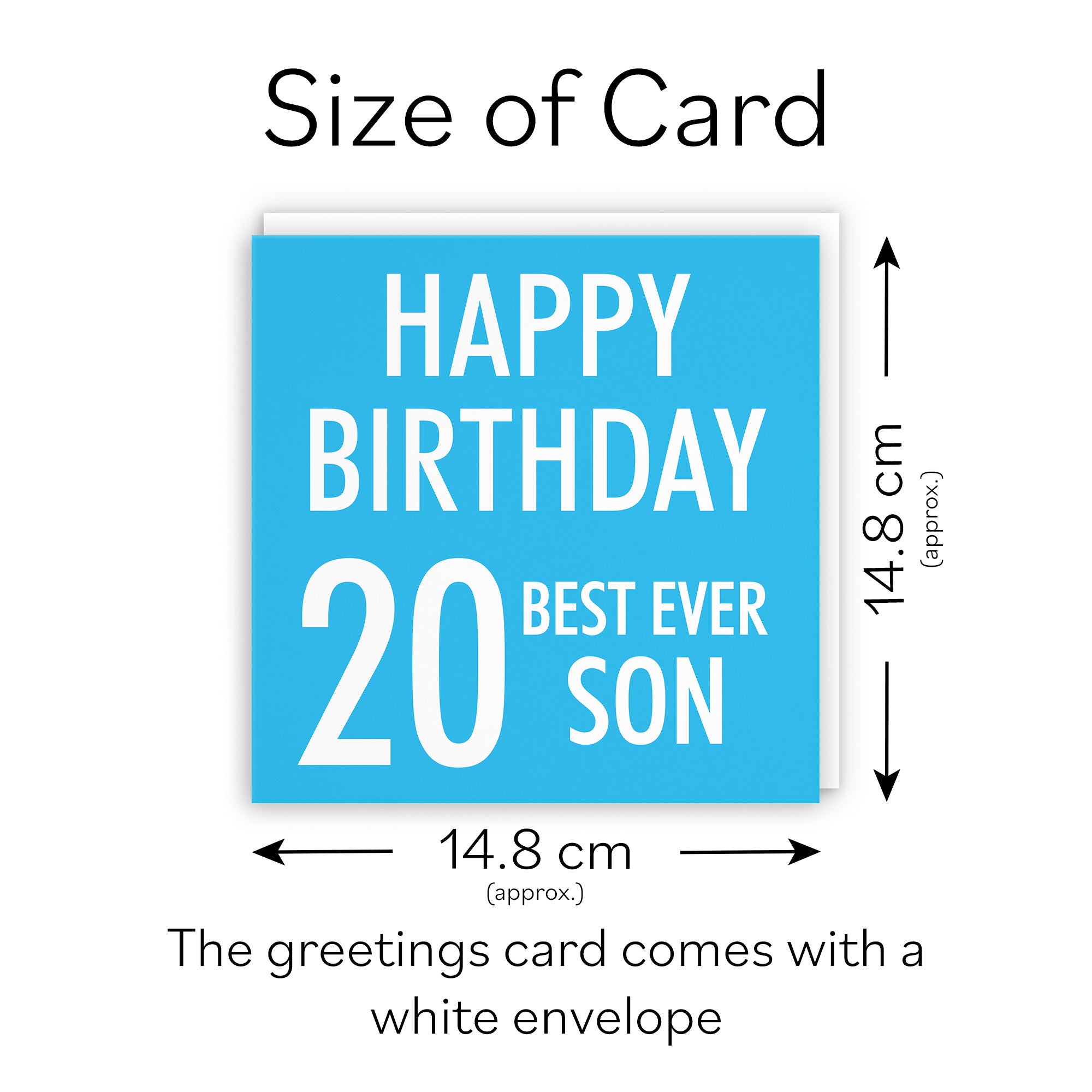 20th Son Birthday Card Urban Colour - Default Title (TH02169)