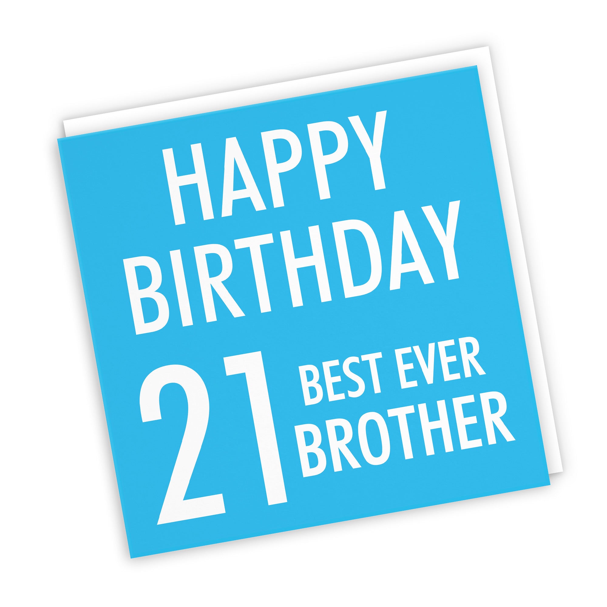 21st Brother Birthday Card Urban Colour - Default Title (TH02170)