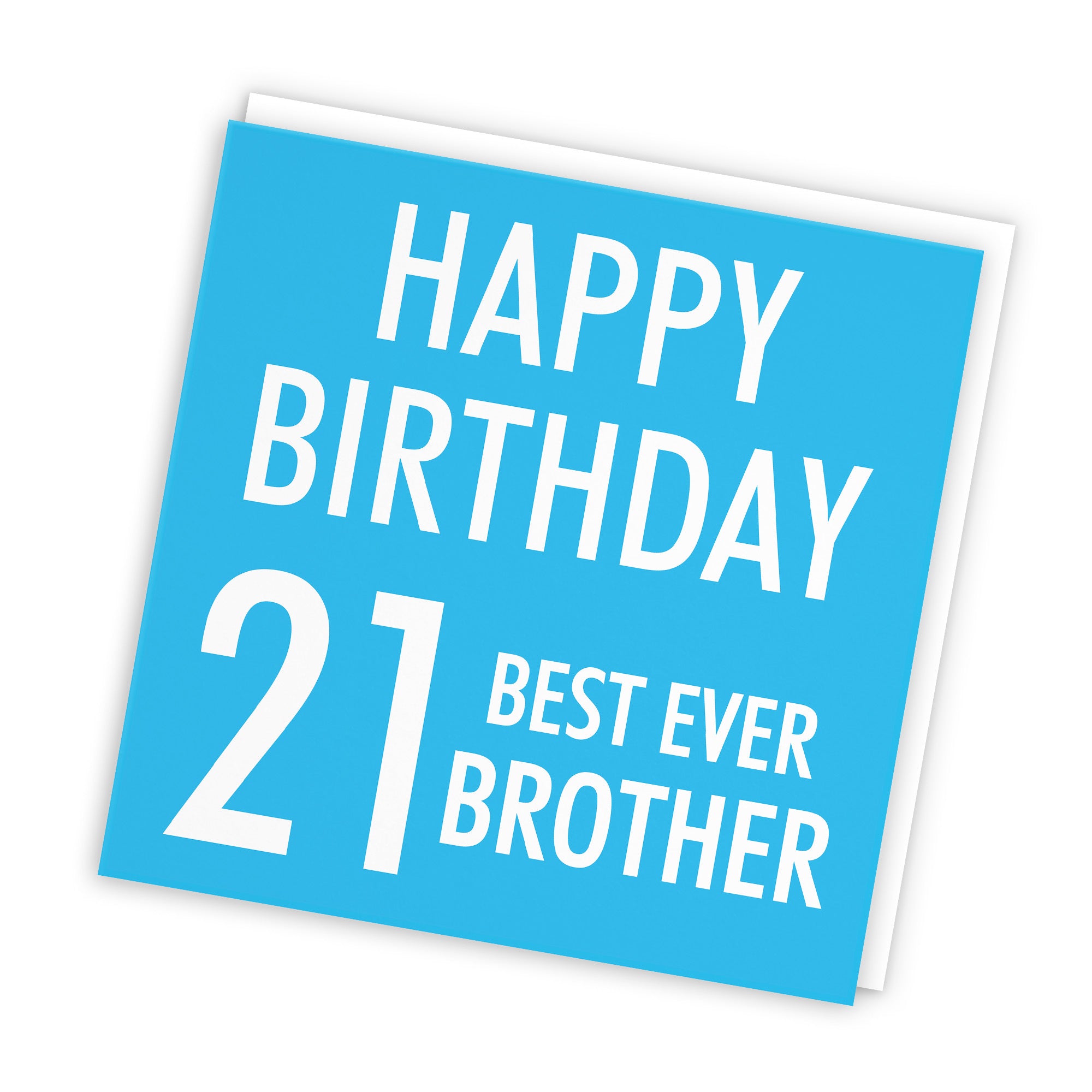 21st Brother Birthday Card Urban Colour - Default Title (TH02170)