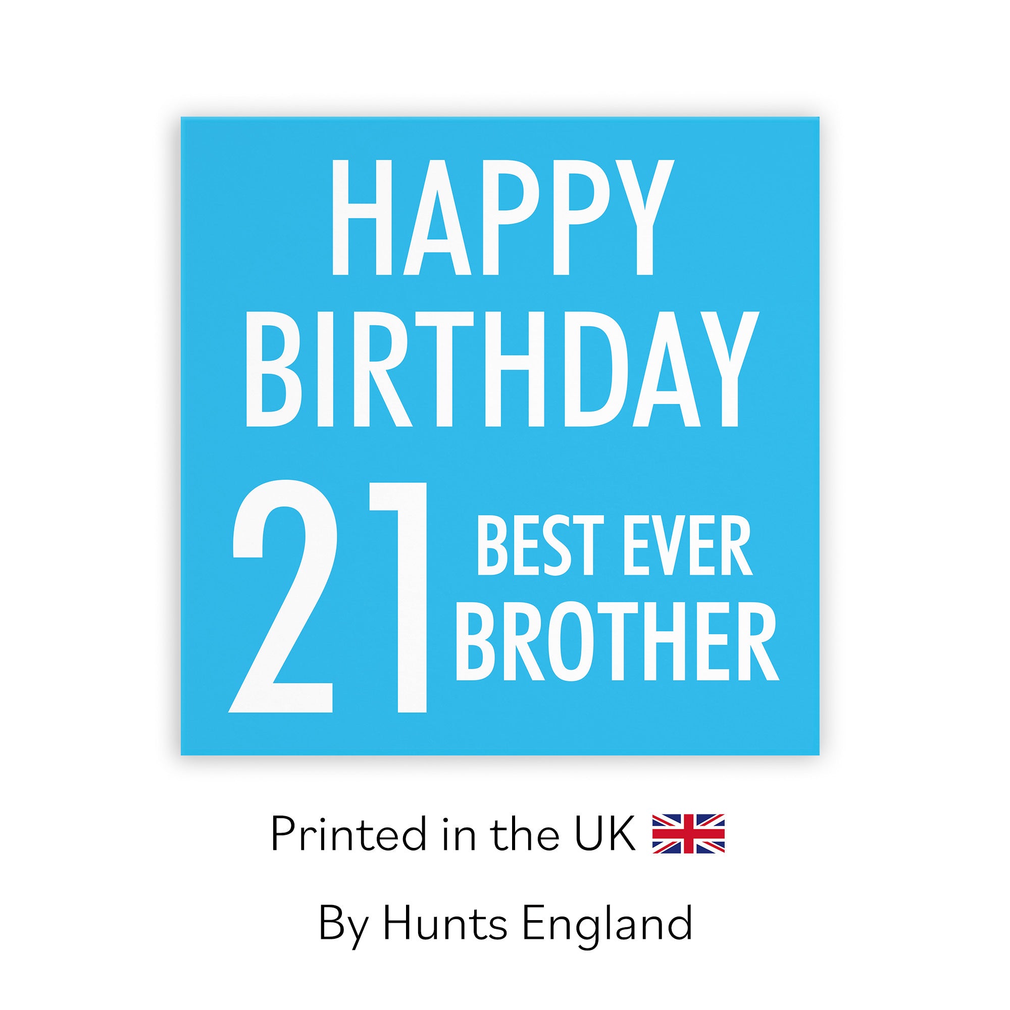 21st Brother Birthday Card Urban Colour - Default Title (TH02170)
