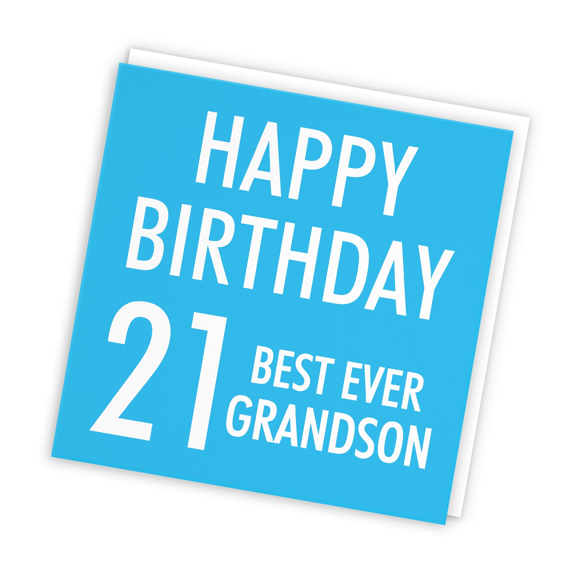 21st Grandson Birthday Card Urban Colour - Default Title (TH02172)
