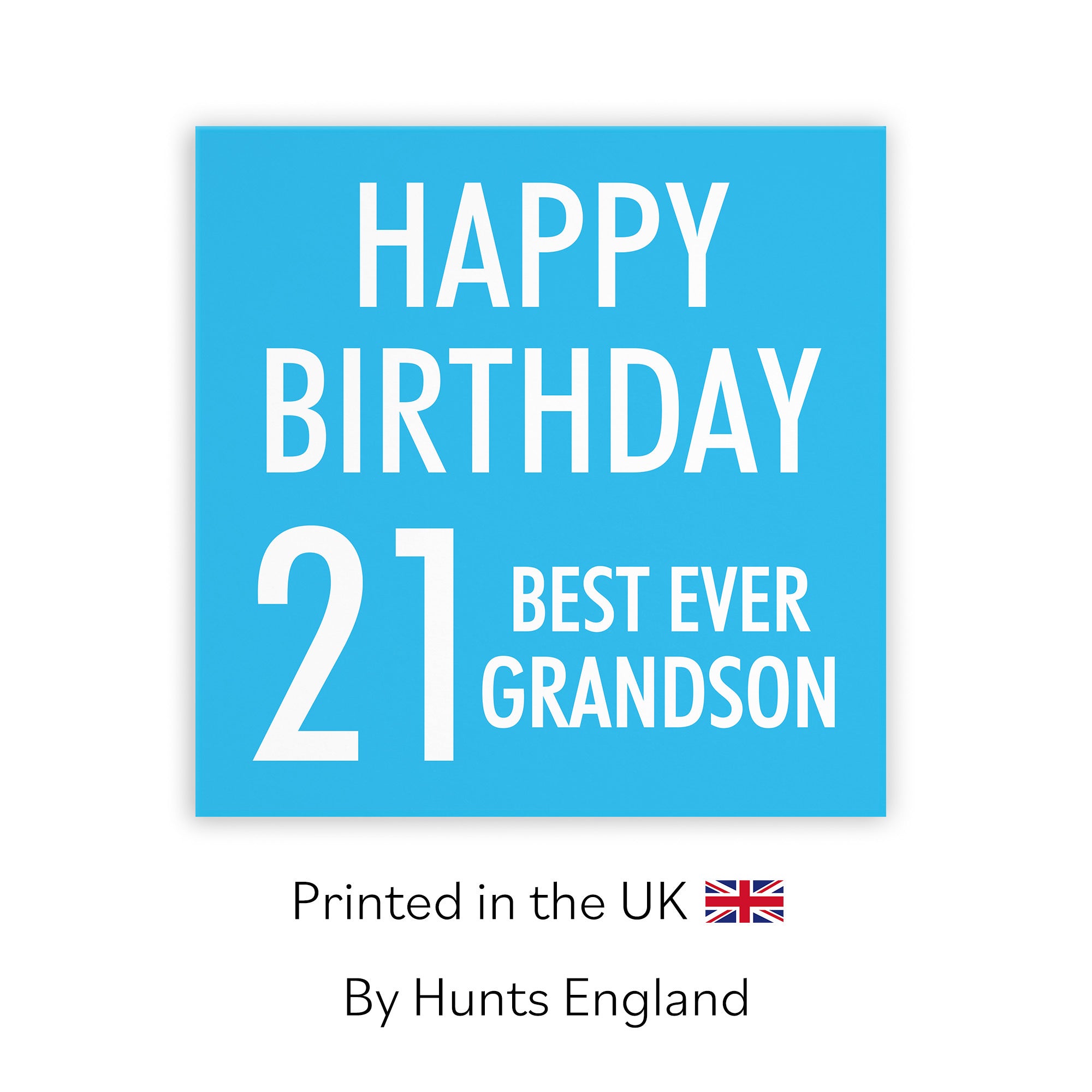 21st Grandson Birthday Card Urban Colour - Default Title (TH02172)