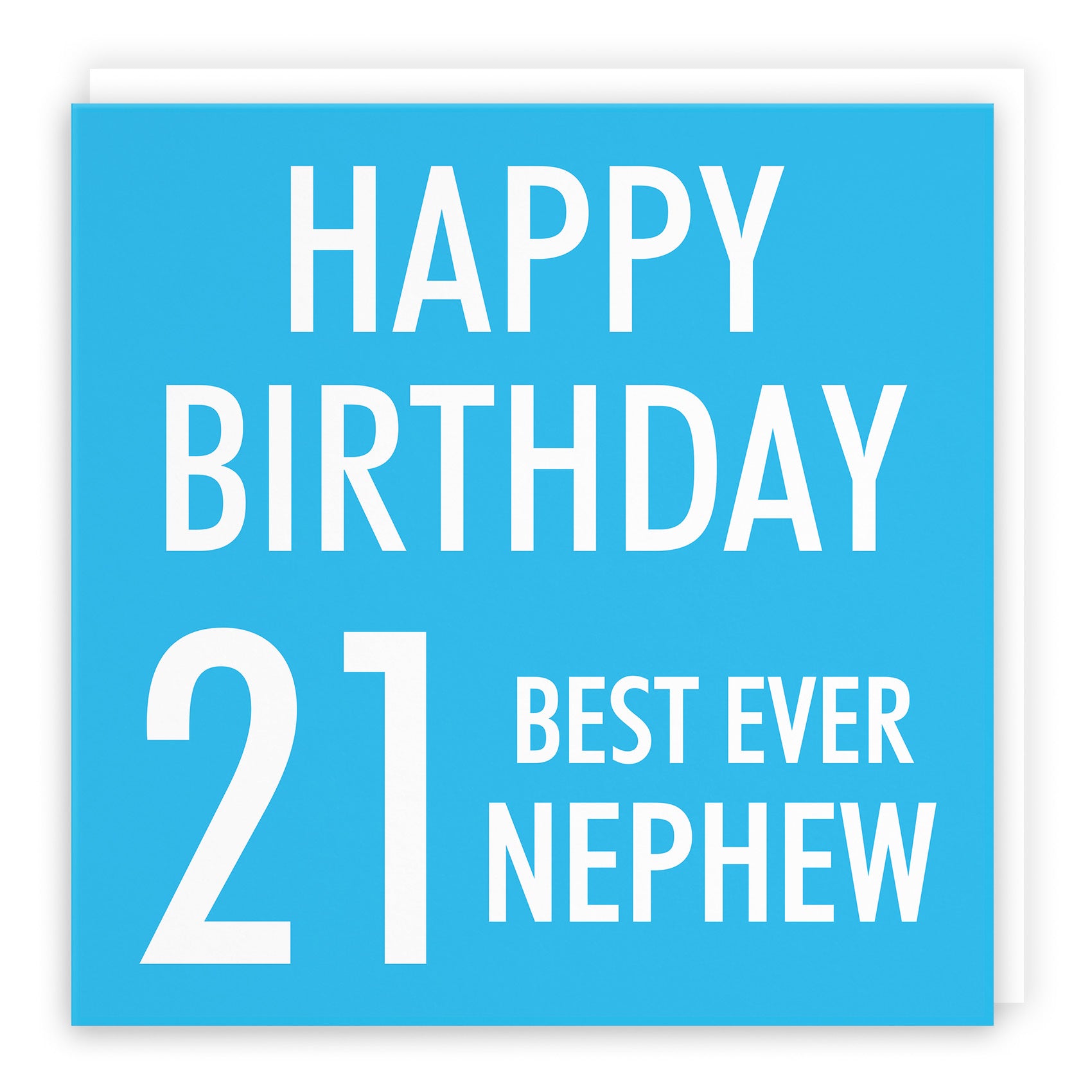 21st Nephew Birthday Card Urban Colour - Default Title (TH02173)