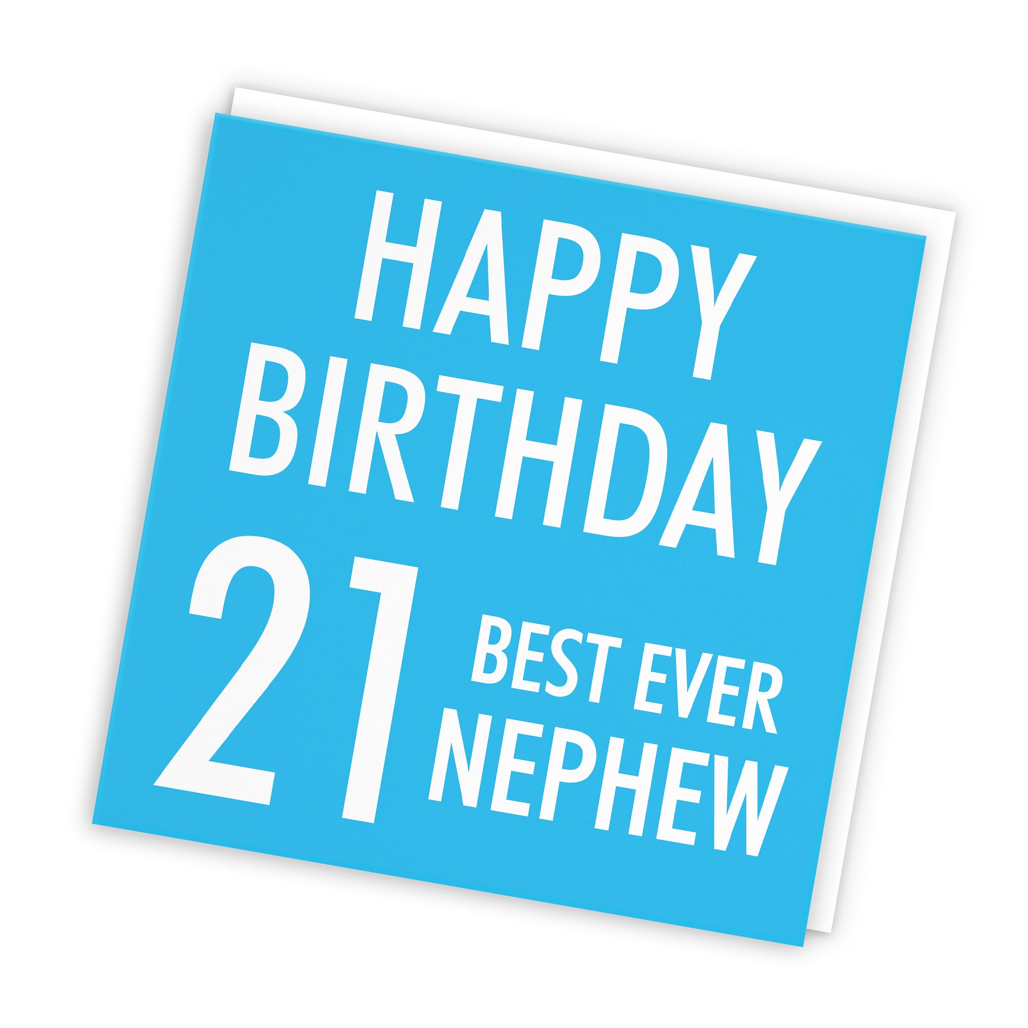 21st Nephew Birthday Card Urban Colour - Default Title (TH02173)
