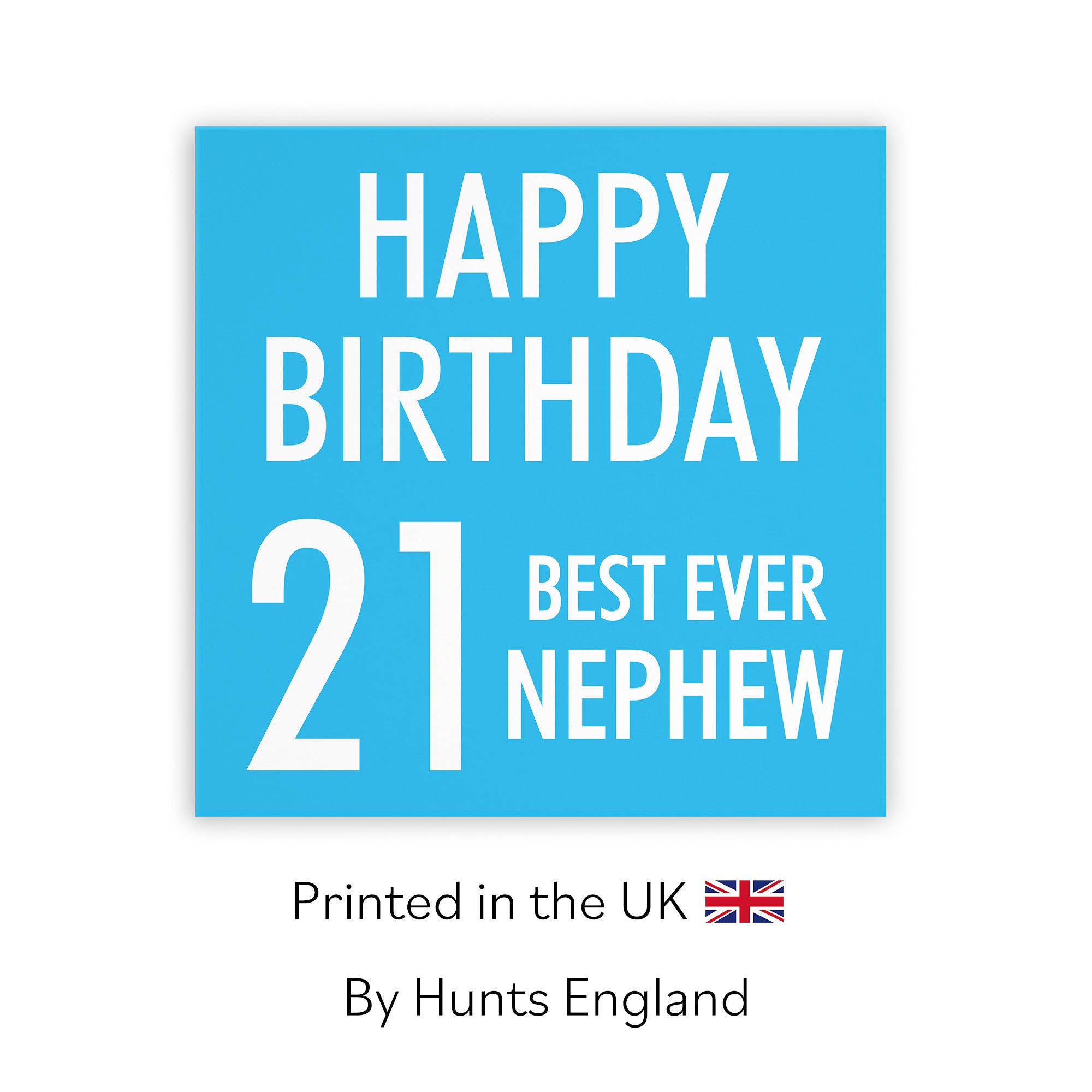 21st Nephew Birthday Card Urban Colour - Default Title (TH02173)