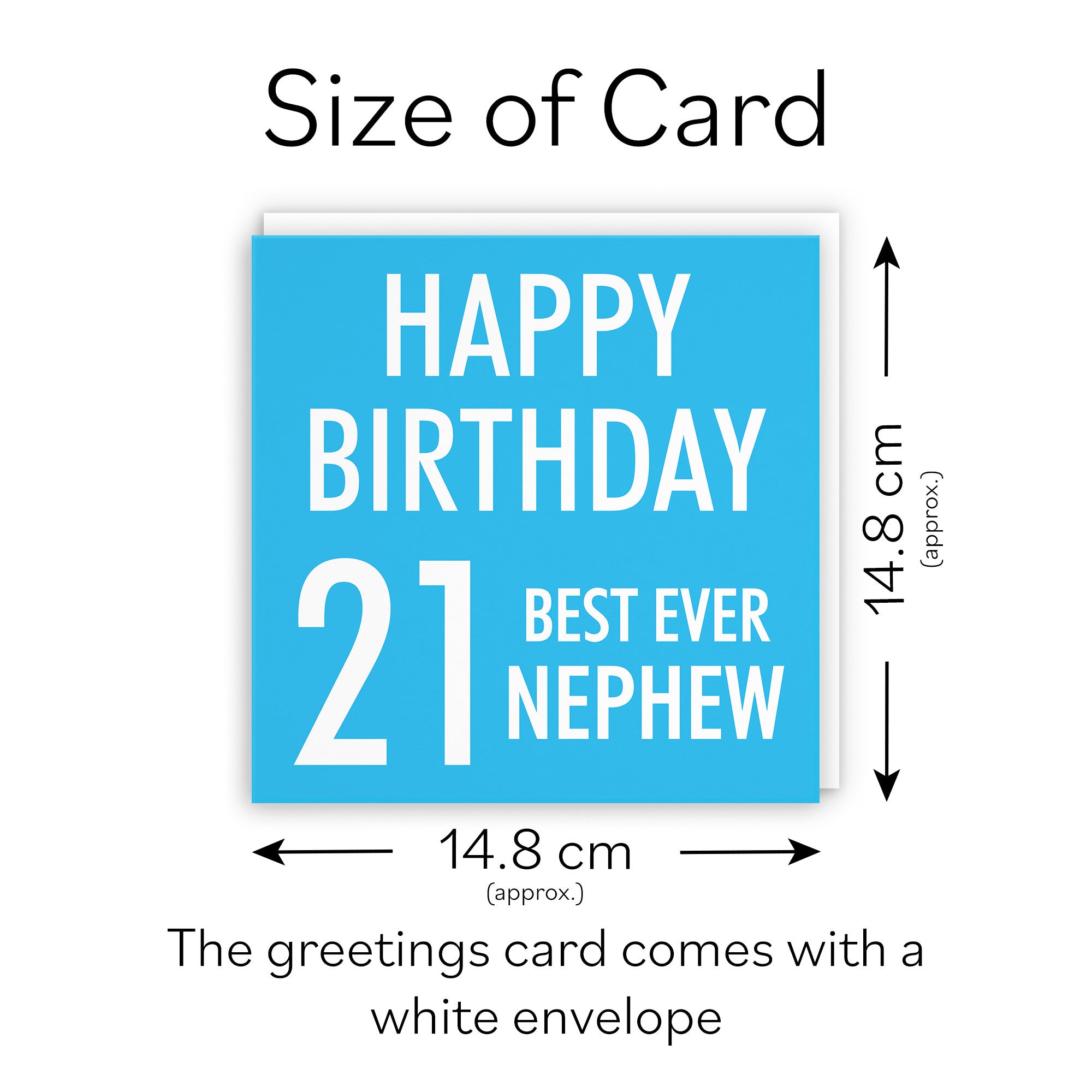 21st Nephew Birthday Card Urban Colour - Default Title (TH02173)