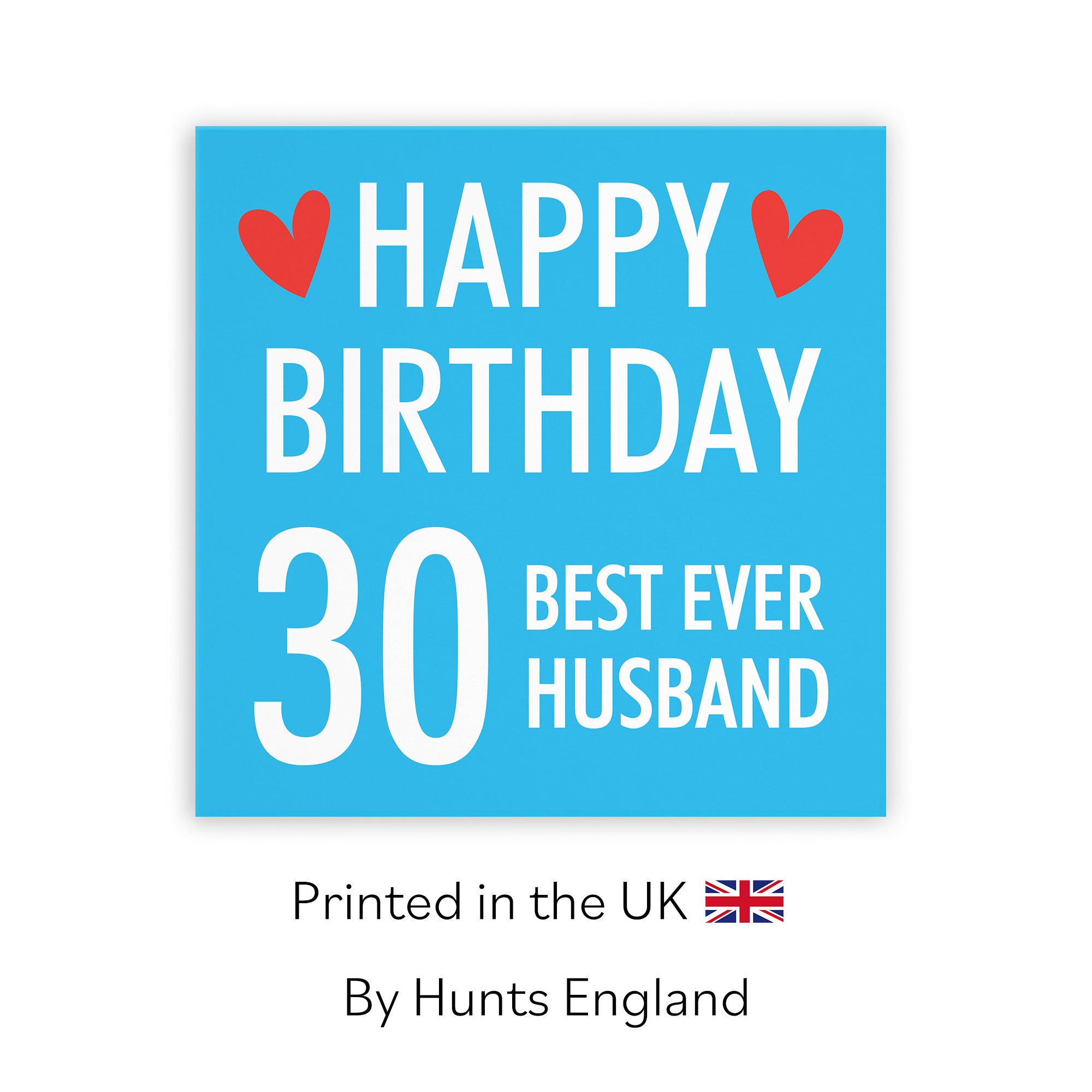 30th Husband Birthday Card Urban Colour - Default Title (TH02178)