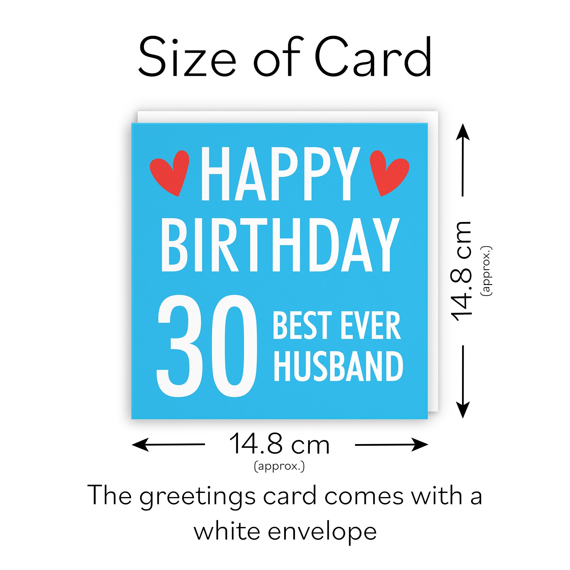 30th Husband Birthday Card Urban Colour - Default Title (TH02178)