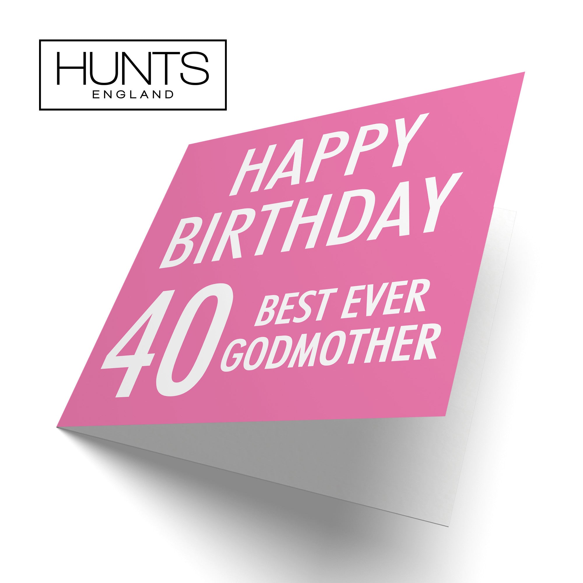 40th Godmother Birthday Card Urban Colour - Default Title (TH02184)