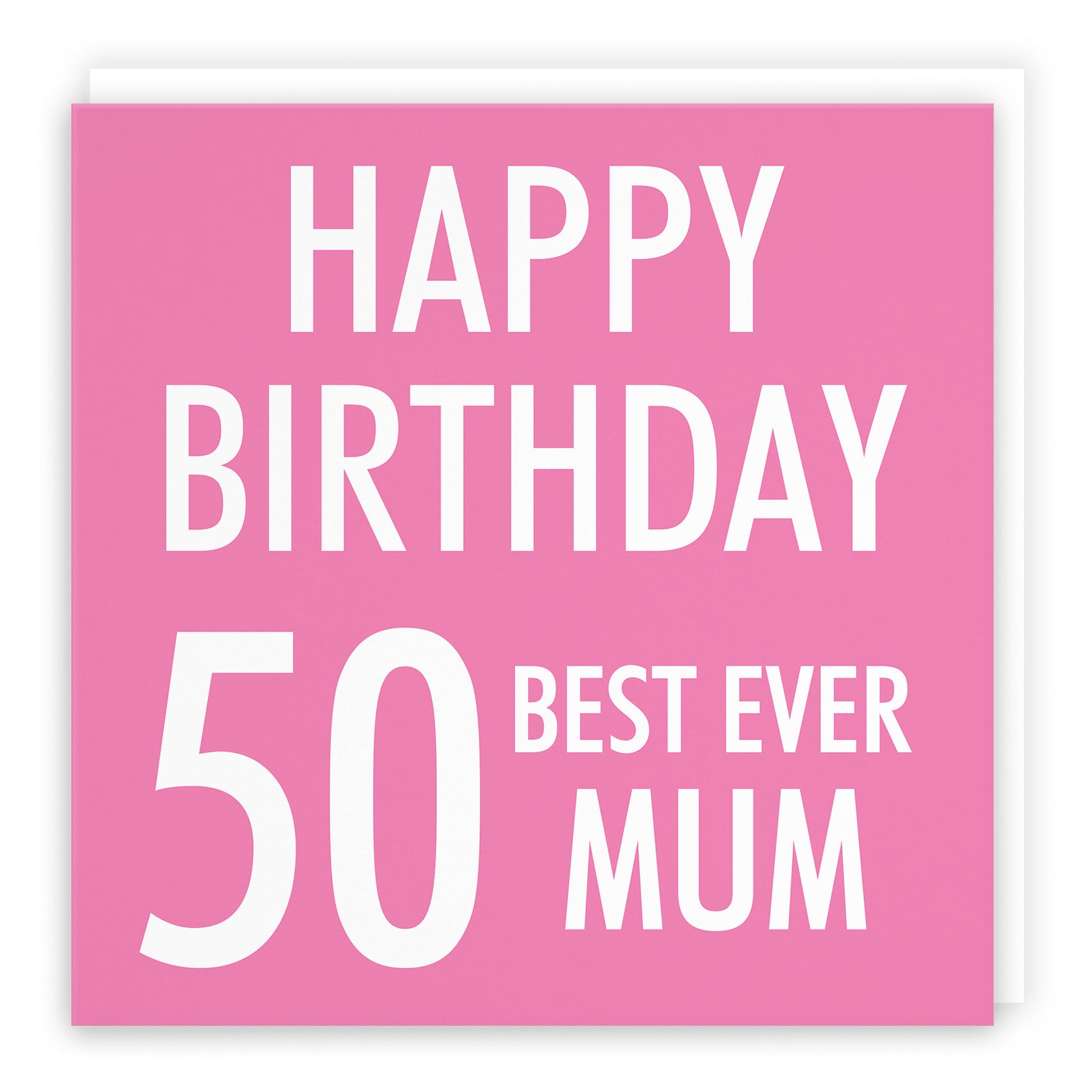50th Mum Birthday Card Urban Colour - Default Title (TH02190)