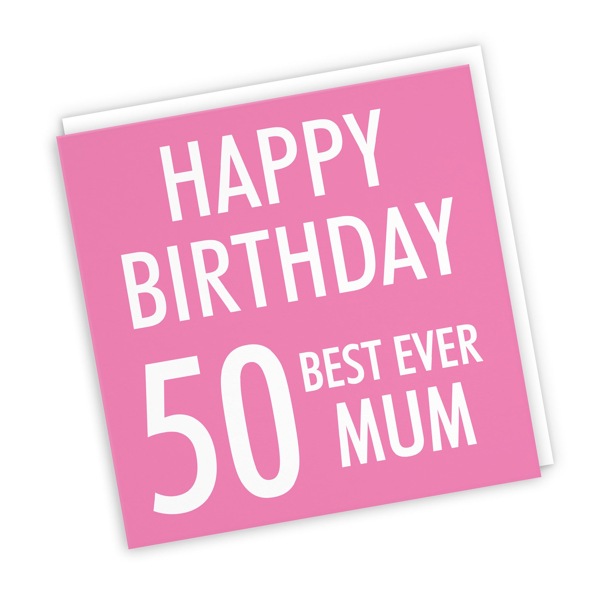 50th Mum Birthday Card Urban Colour - Default Title (TH02190)