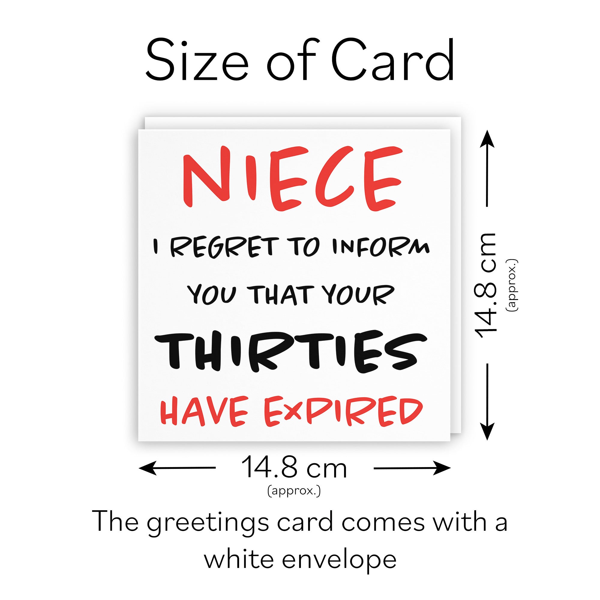 40th Niece Birthday Card Retro - Default Title (TH02235)